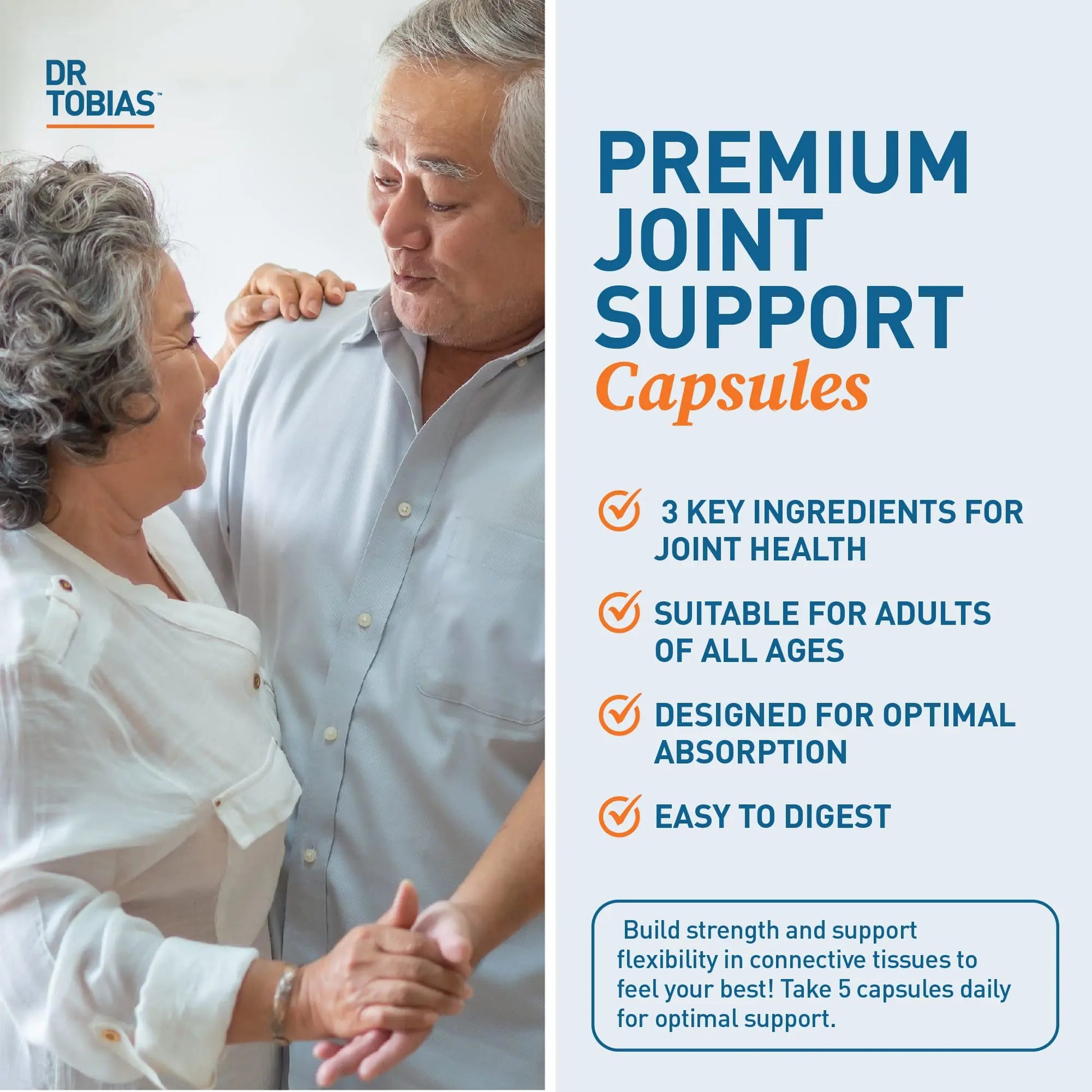 Dr. Tobias AKG Supplement & Joint Support Supplement - Supports Energy, Muscles, Cartilage & Joint Health, Non-GMO Dr. Tobias uk supplements