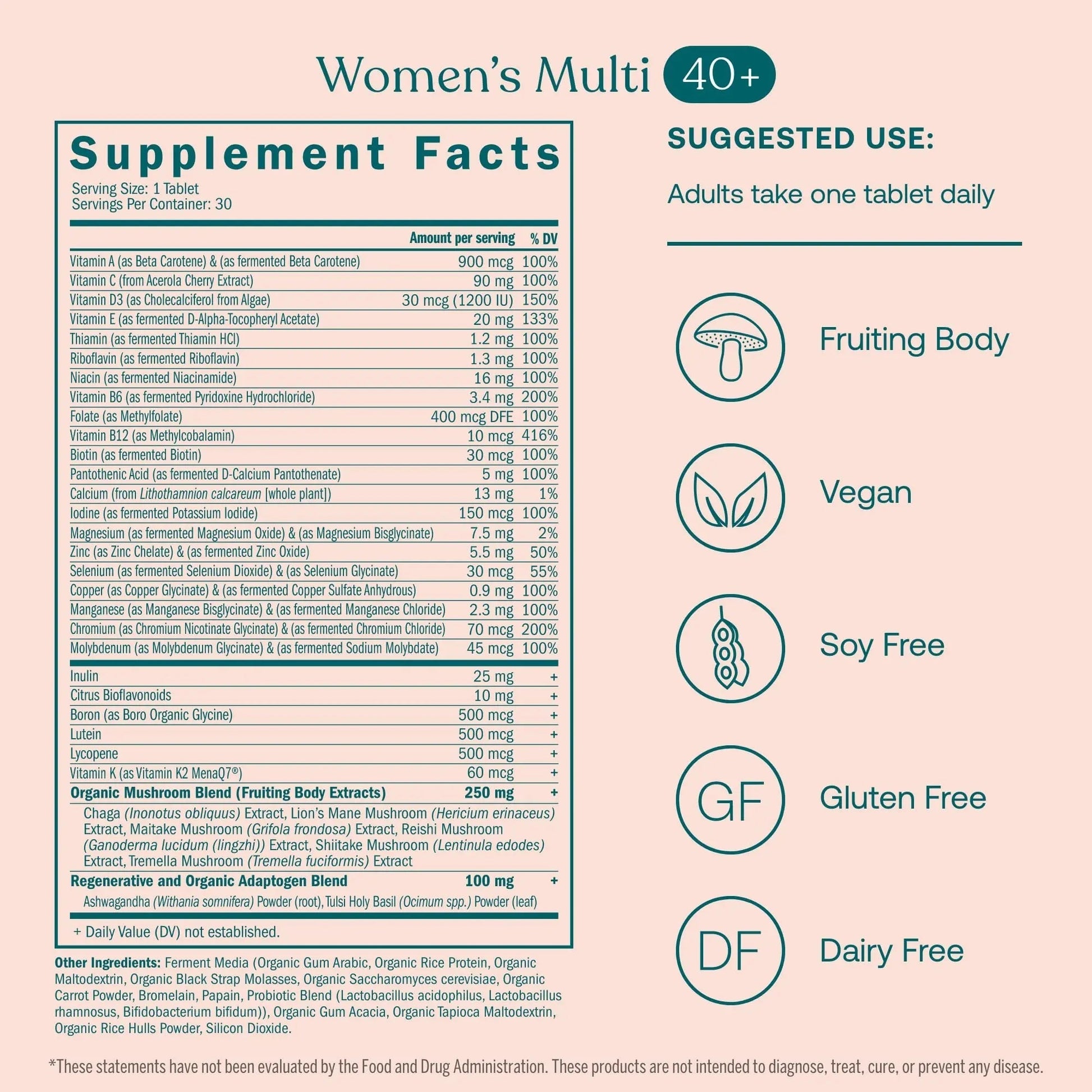 True Grace One Daily Men's Multivitamin 40+ (30 Vegan Tablets) + One Daily Women’s Multivitamin 40+ (30 Vegan Tablets) True Grace uk supplements