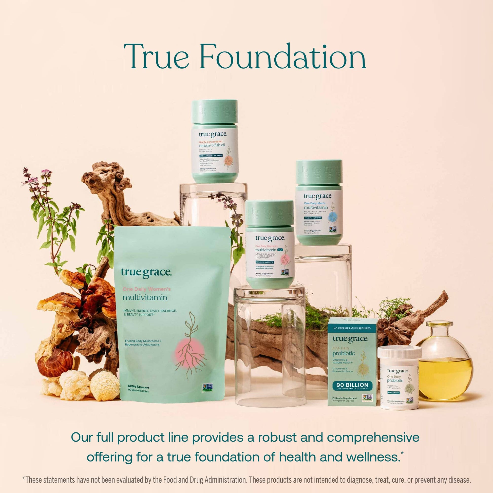 True Grace One Daily Women’s Probiotic - 30 Vegetarian Capsules - Digestive, Vaginal True Grace uk supplements