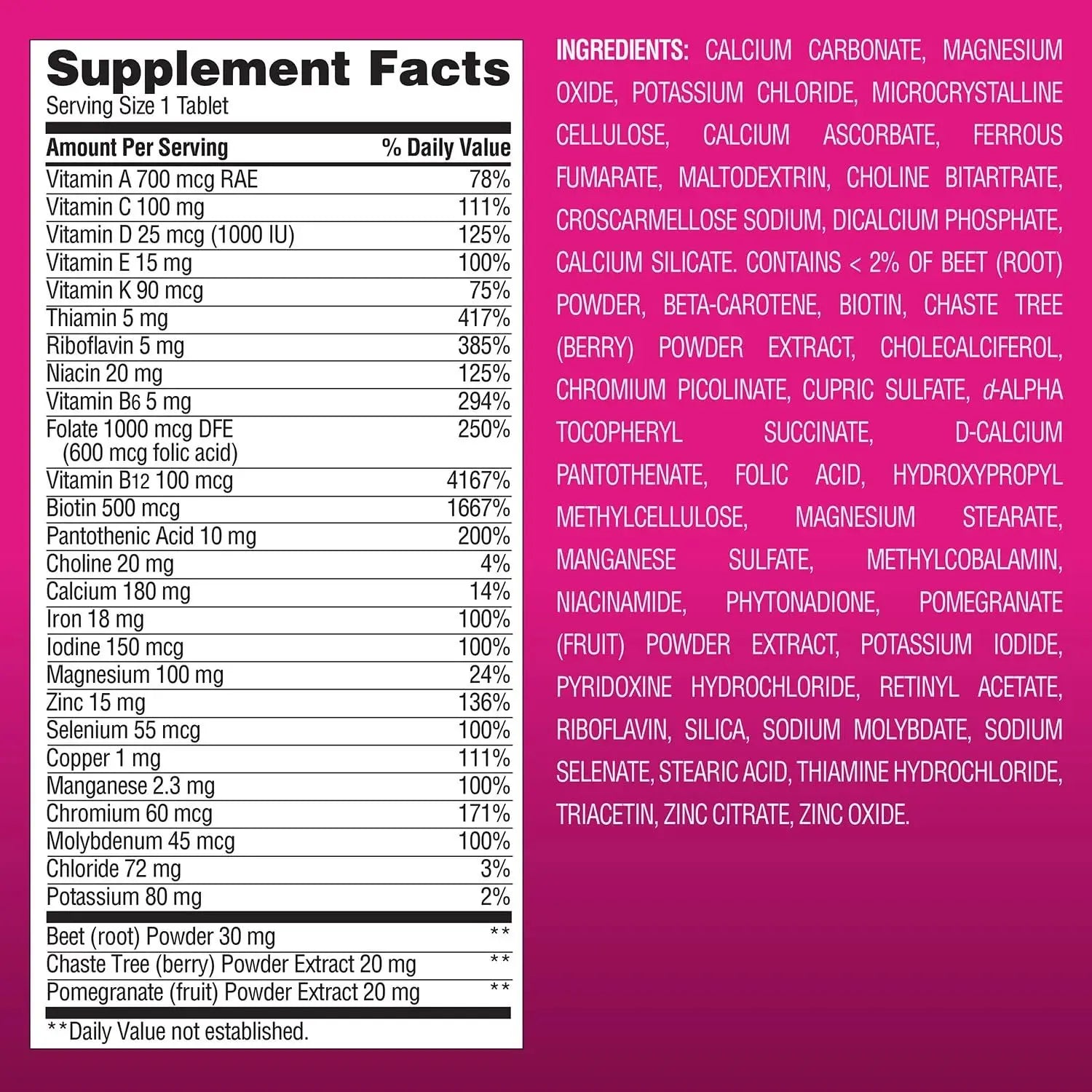 Members Mark Women's Daily Multivitamin (275 Count) MEMBER´S MARK uk supplements