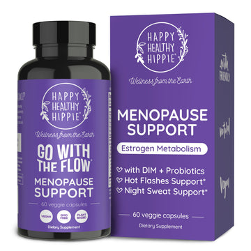 Menopause Supplements for Women – DIM Supplement + Probiotics | Estrogen Metabolism & Hormone Balance Support | Perimenopause Relief | Hot Flashes, Mood Swings & Night Sweats | Dong Quai | 60 Ct Happy Healthy Hippie uk supplements