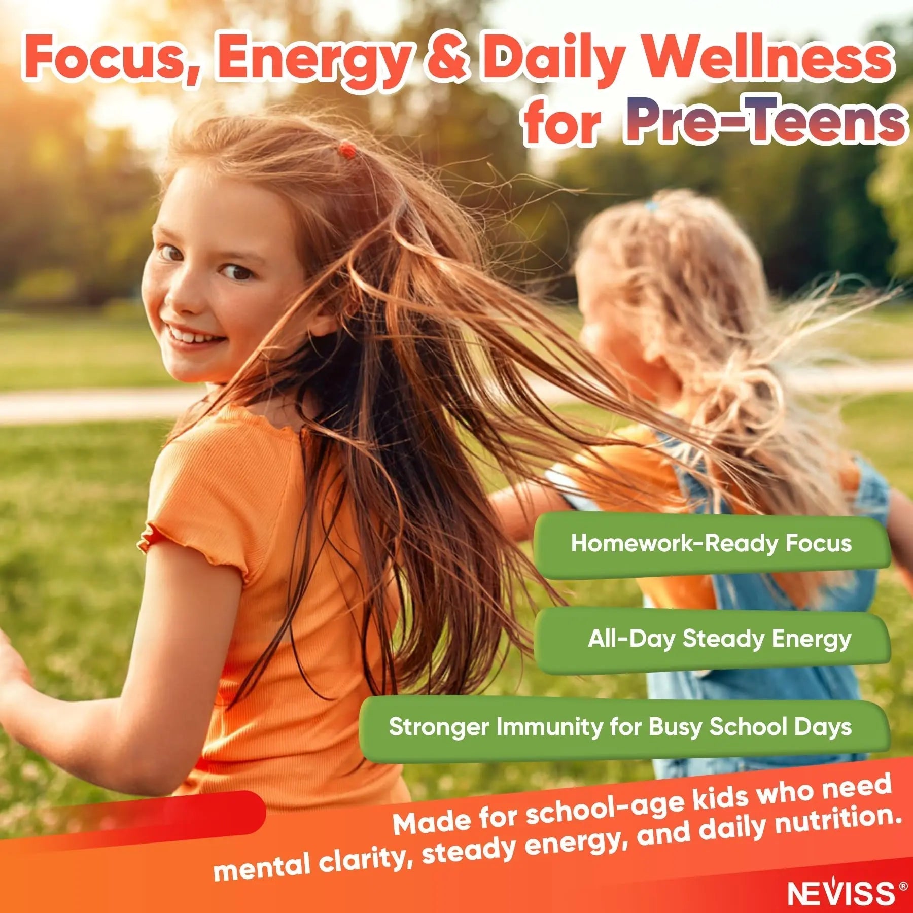Methylated Multivitamin for Kids Pre-Teen Teens Gummies, Vitamin w/ Omega-3(DHA), Choline, Calcium, D3 K2, Methylfolate & B12 NEVISS uk supplements
