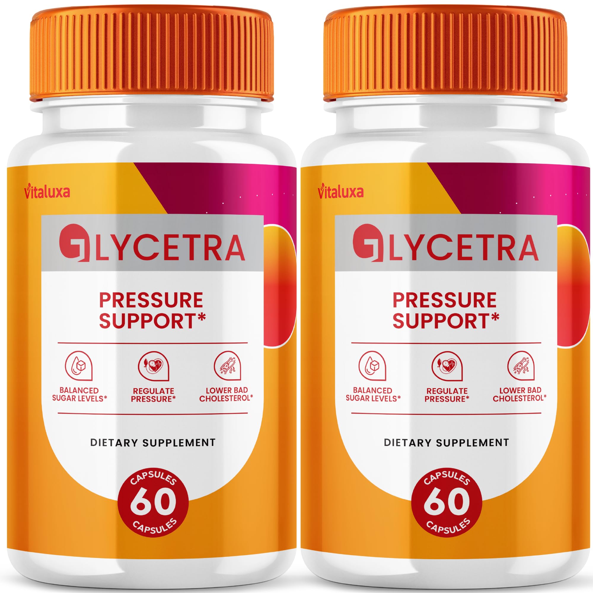 (2 Pack) Glycetra Capsules, Glycetra Blood Support Supplement Advanced Formula Premium Blend All Natural Balance Flow, Glicetra Pills Maximum Strength Glycogen Support Health Wellness Review (120 Ct) Vitaluxa uk supplements