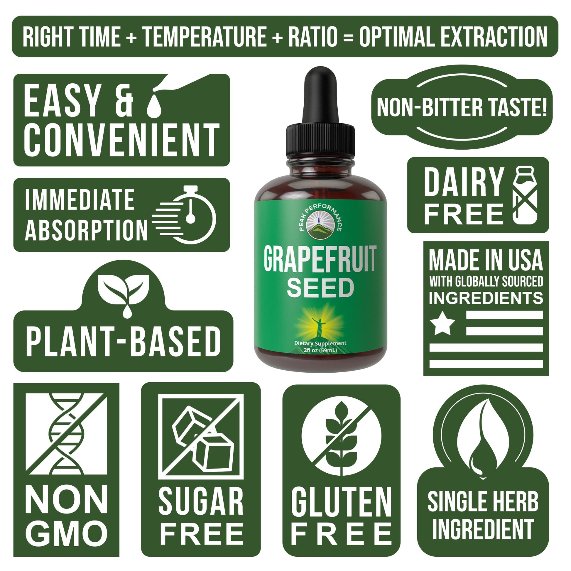 Grapefruit Seed Extract Liquid Drops Supplement. Vegan GSE Grapefruit Seed Extract for Women and Men. Zero Sugar, Non Bitter. for Immune, Digestive Support. Gluten Free Oil. Take Orally Peak Performance uk supplements