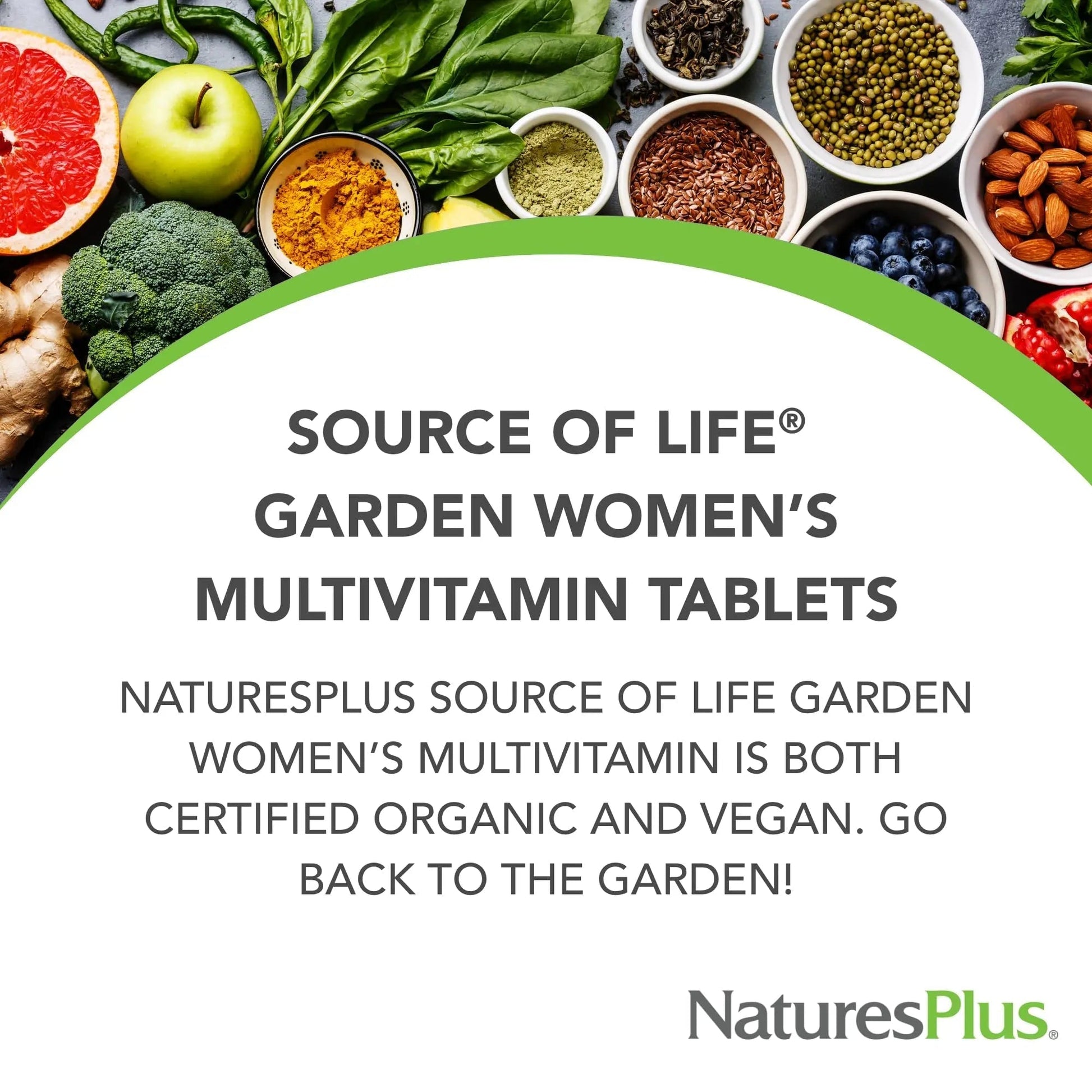 NaturesPlus Source of Life Garden Women’s Multivitamin - 90 Tablets - Supports Energy & Healthy Immune System Nature's Plus uk supplements