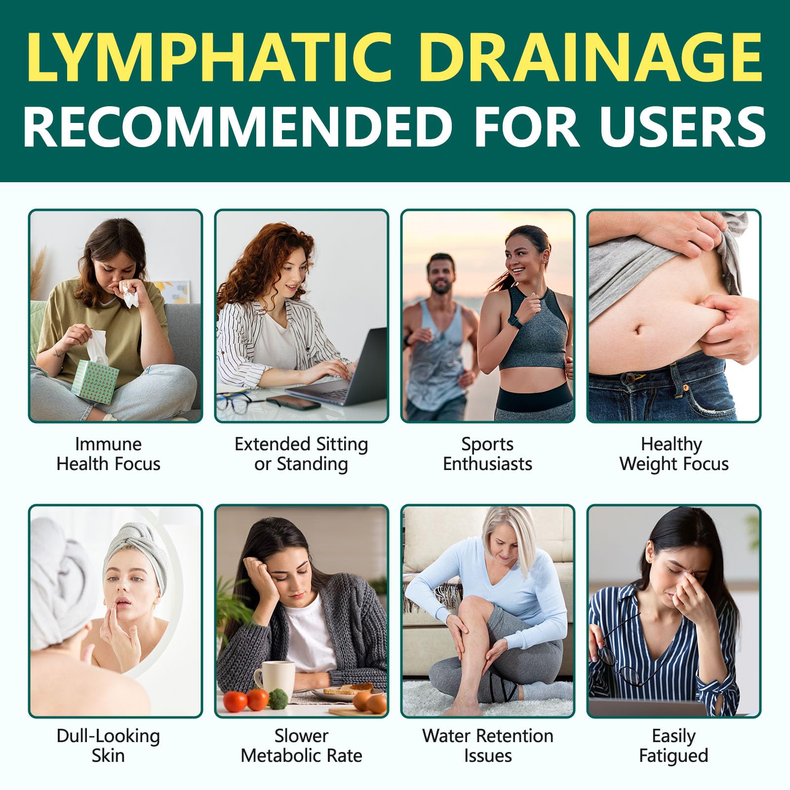 chenyayun Lymphatic Drainage Supplements, 240 Softfels, 21-in-1 Natural Herbal Blends with Echinacea, Dandelion, Burdock Root for Lymph System, Immune Support, Cleanse, Less Swelling/Bloating chenyayun uk supplements