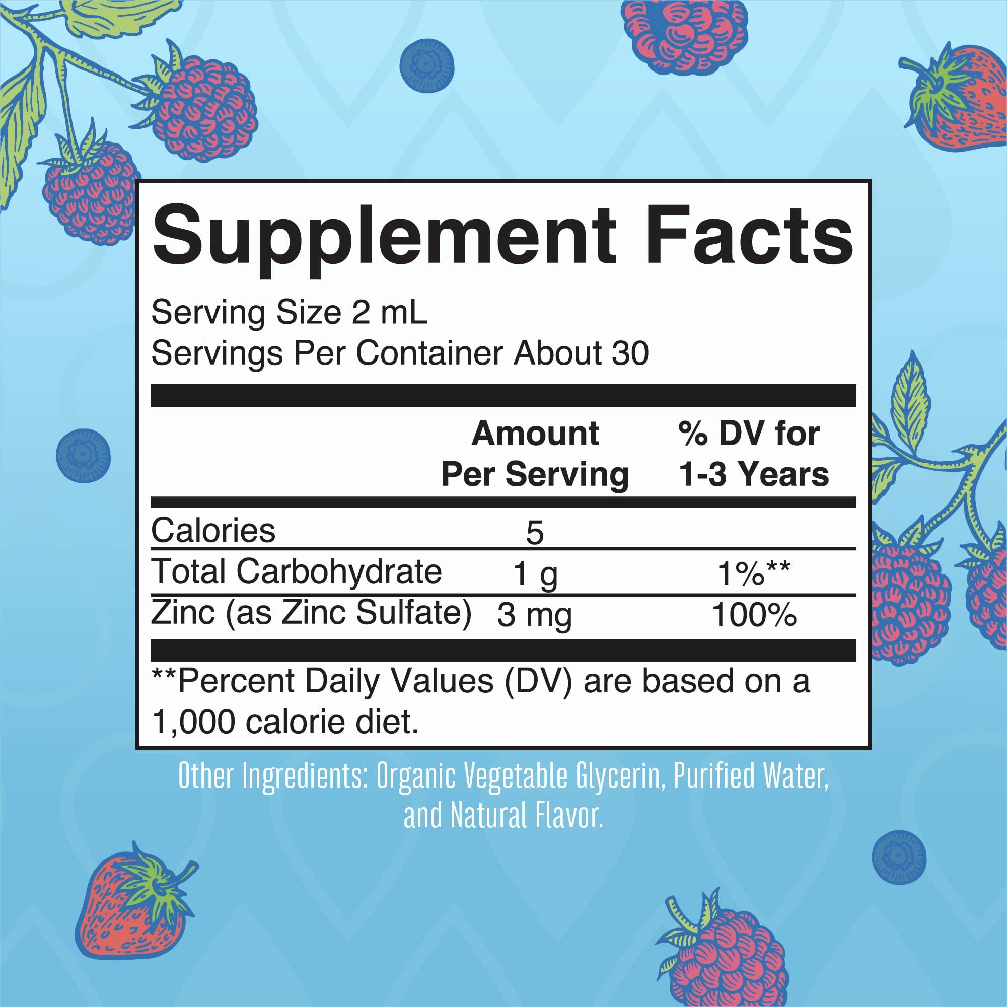 MaryRuth Organics USDA Toddler Liquid Drops | Zinc Sulfate | Immune Support Supplement| Skin Health | Vegan | Formulated for Ages 1-3 | Delicious Berry Flavor | 1 Month Supply | 2 Fl Oz MARYRUTH'S uk supplements