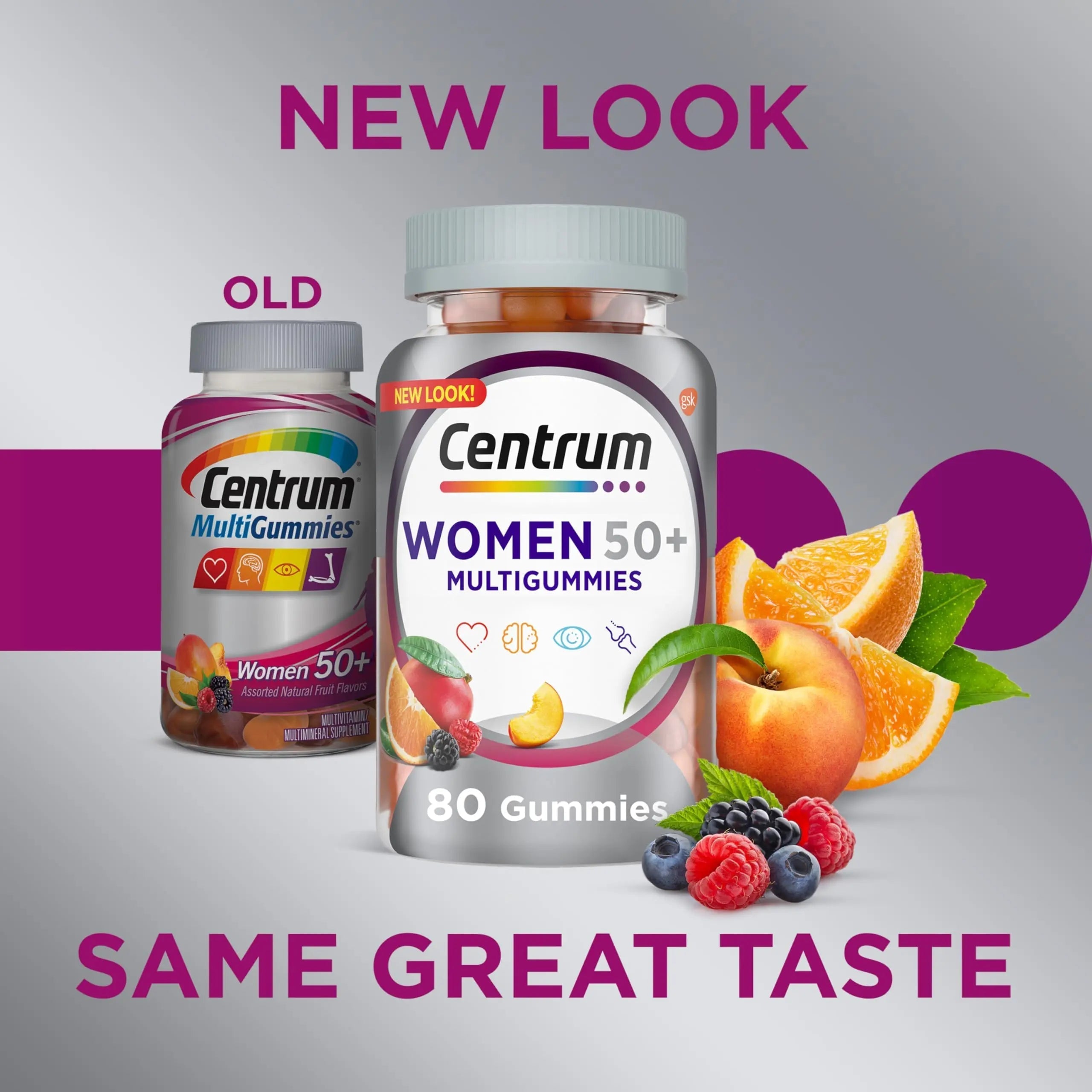 Centrum MultiGummies for Women 50 Plus, Multivitamin/Multimineral Supplement with Vitamins D3, E, B6, and B12 Centrum uk supplements