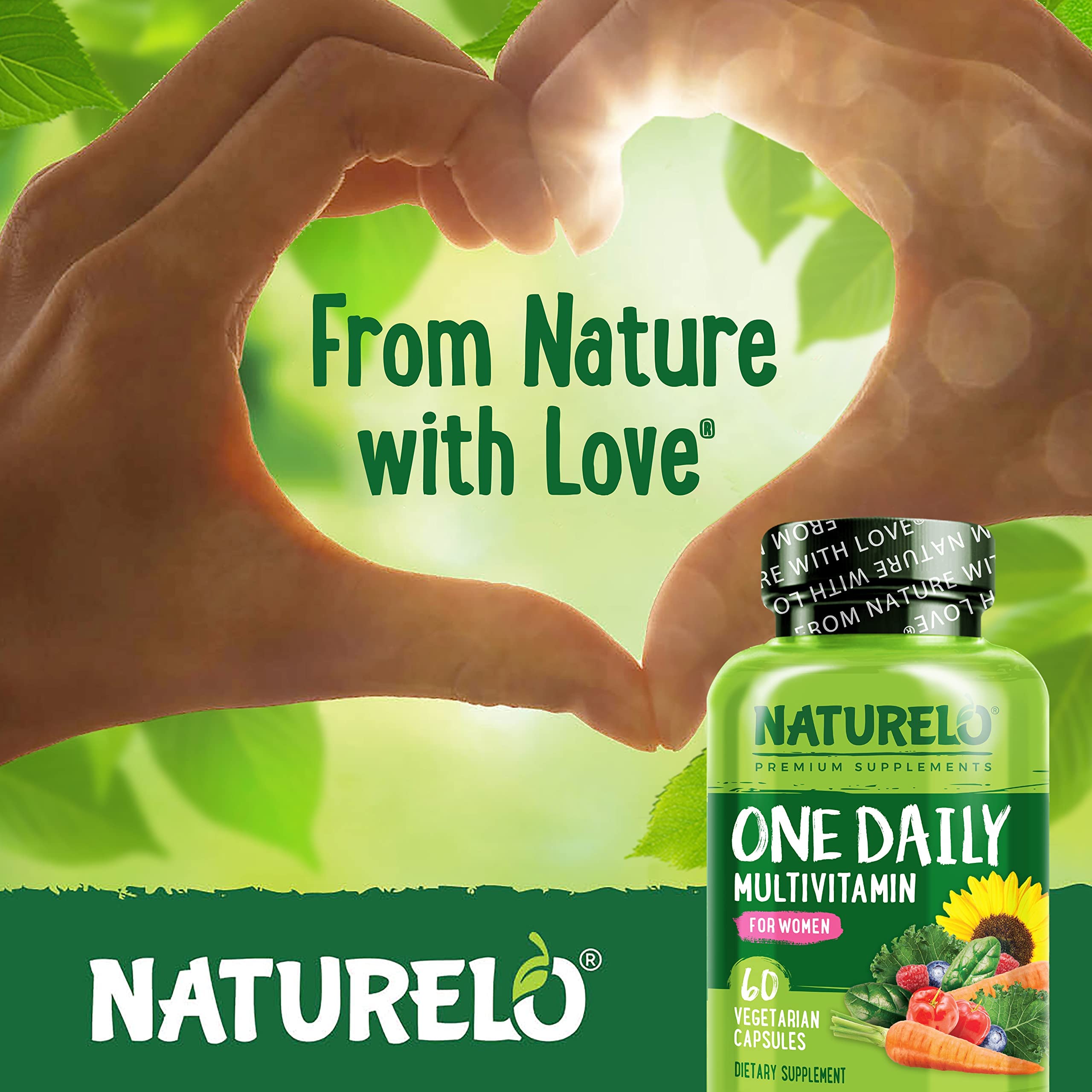 NATURELO One Daily Multivitamin for Women - Energy Support - Whole Food Supplement NATURELO uk supplements