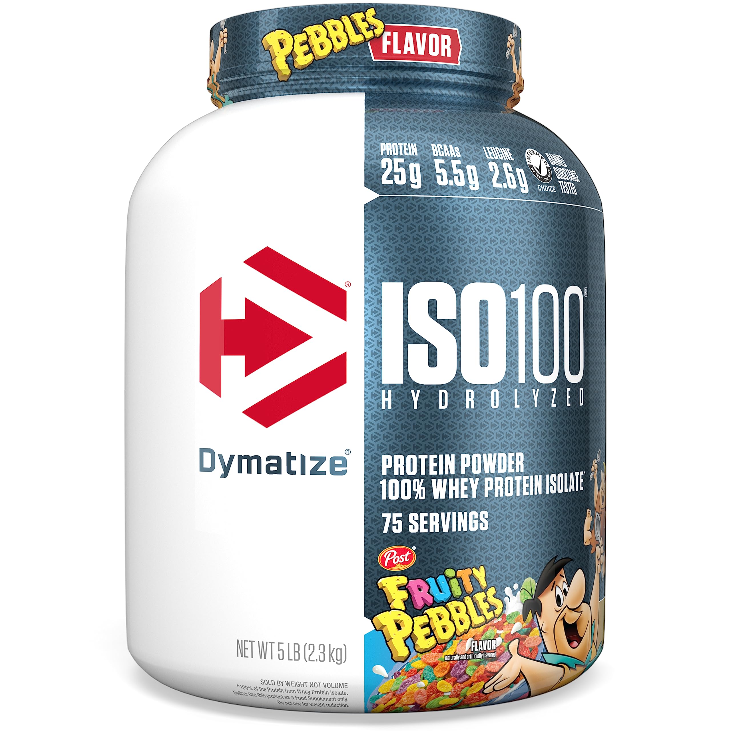 Dymatize ISO100 Hydrolyzed Protein Powder, 100% Whey Isolate, 25g of Protein, 5.5g Dymatize uk supplements