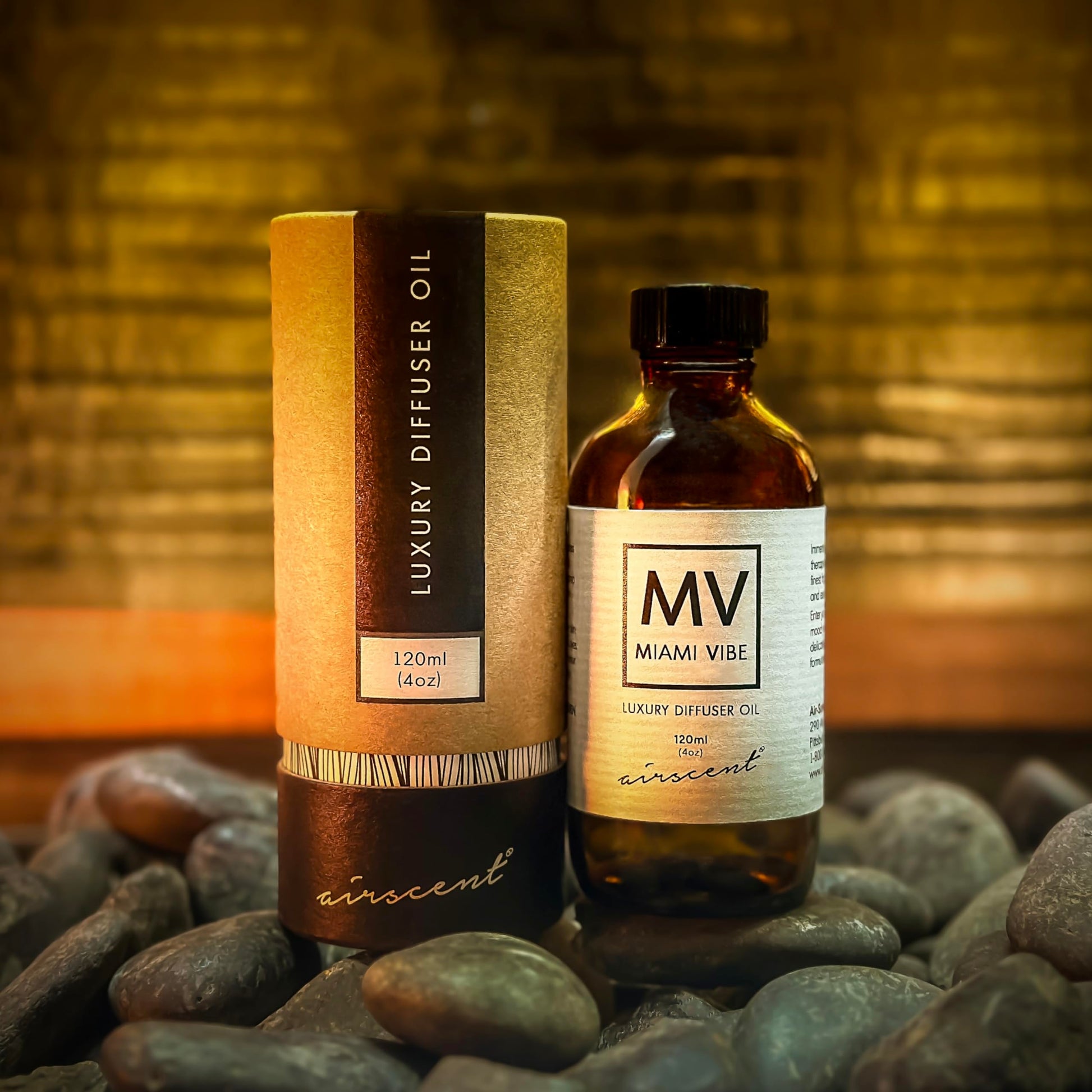 Miami Vibe Diffuser Oil - Air-Scent Fragrance for Aroma Oil Diffusers - 120 Milliliter (4 fl oz) Bottle Air-Scent uk supplements