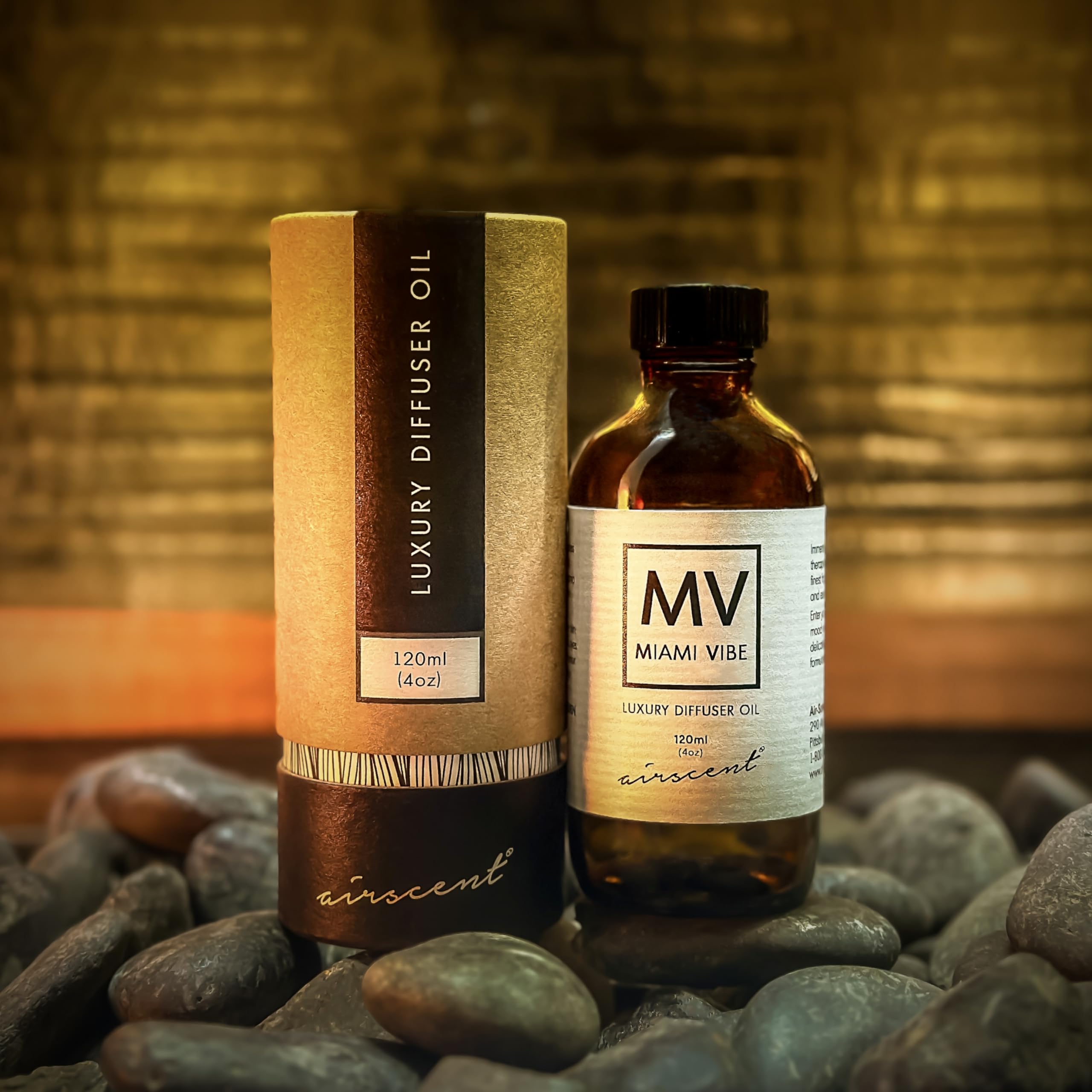 Miami Vibe Diffuser Oil - Air-Scent Fragrance for Aroma Oil Diffusers - 120 Milliliter (4 fl oz) Bottle Air-Scent uk supplements