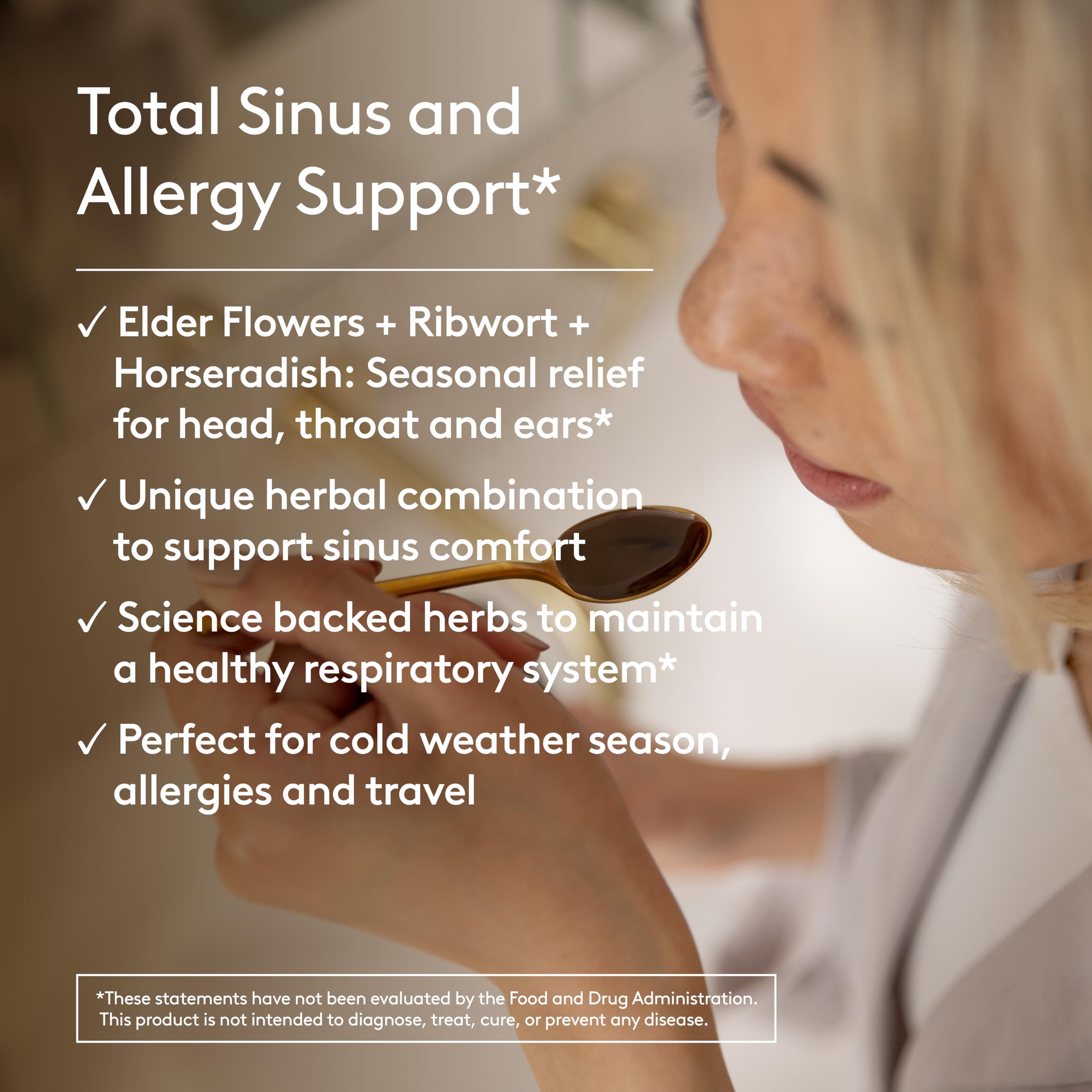 Harker Herbals Sinus Ease Syrup, Herbal Nasal Care for Runny Nose, Sinus Pressure, High Absorption, Herbal Flavor, Plant-Based - 6.7 Fl oz (40 Servings) Harker Herbals uk supplements