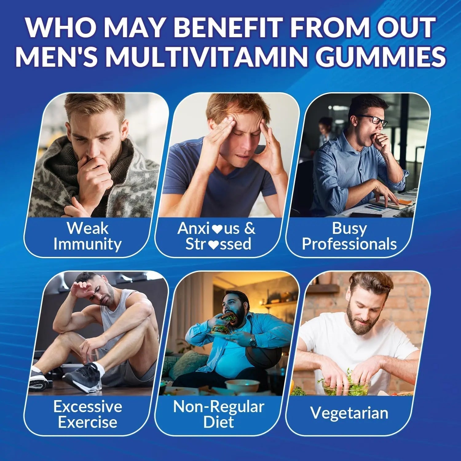 WEEVIT Mens Multivitamins Gummies, Omega 3, CoQ10, Turmeric, Lycopene, Digestive Enzymes, Daily Mens Vitamins A C D E B6 B12 WEEVIT uk supplements