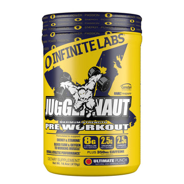 Infinite Labs Juggernaut X Ultimate Punch Pre Workout Supplement with Citrulline, Creatine Infinite Labs uk supplements