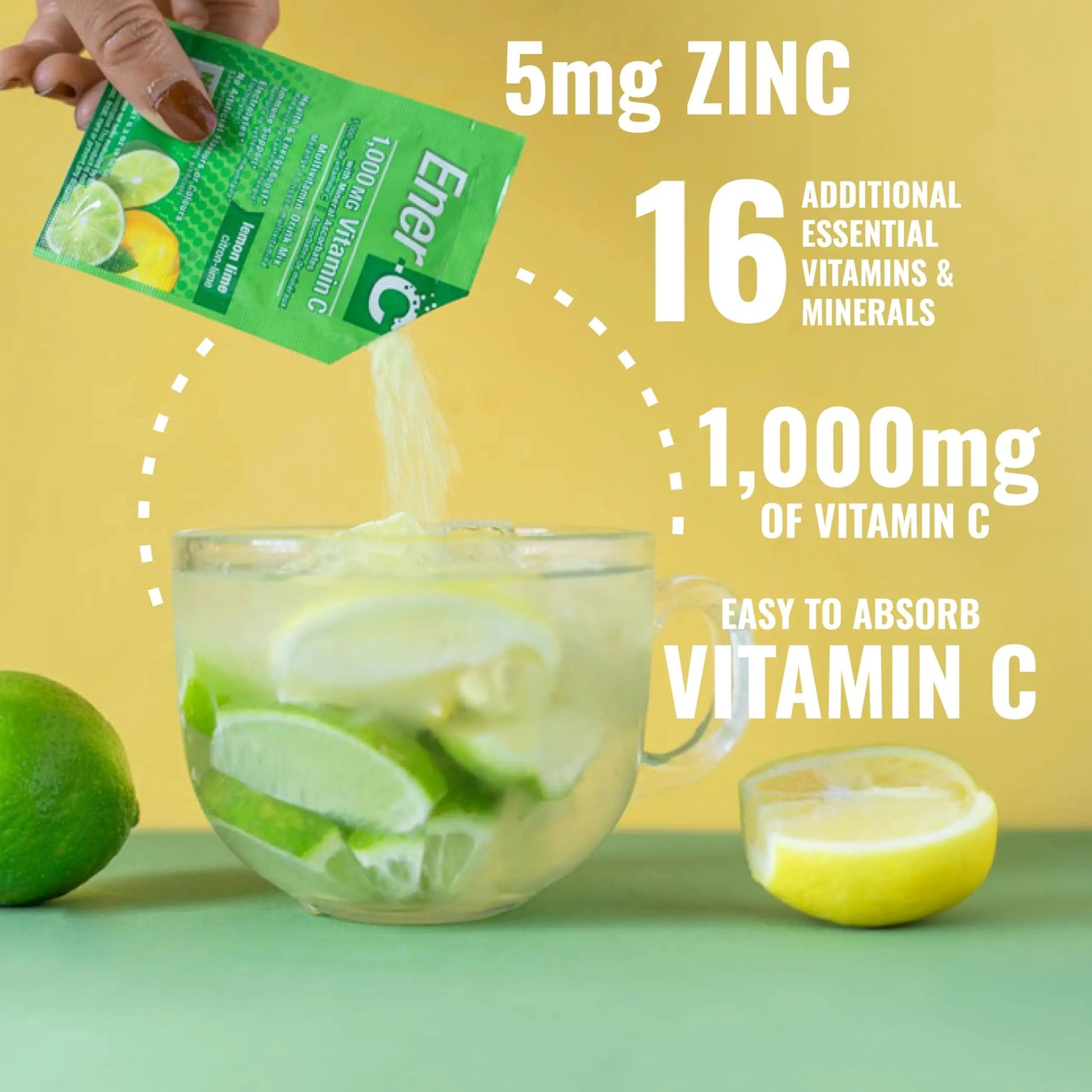 Ener-C Multivitamin Drink Mix - Vitamin Packets for Water, Electrolytes Powder Packets, Vitamin Drink Mix, Hydration Liquid Mix Ener-C uk supplements