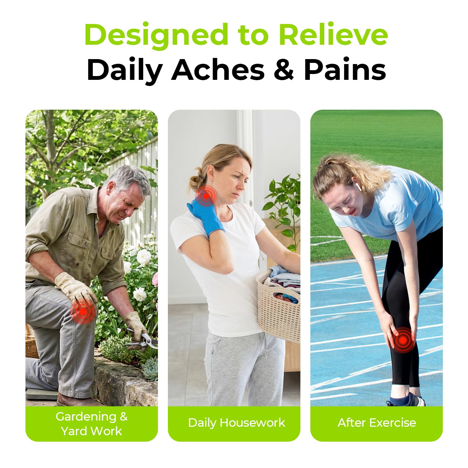 AUVON Menthol Pain Relief Gel for Chronic Joint & Back Pain, Arthritis Pain Reliever for Muscle Pain Relief, Fast-Acting Menthol Cooling Gel Soothes Knee, Hip, Shoulder, Neck Pain, 3 FL OZ Per Pack AUVON uk supplements