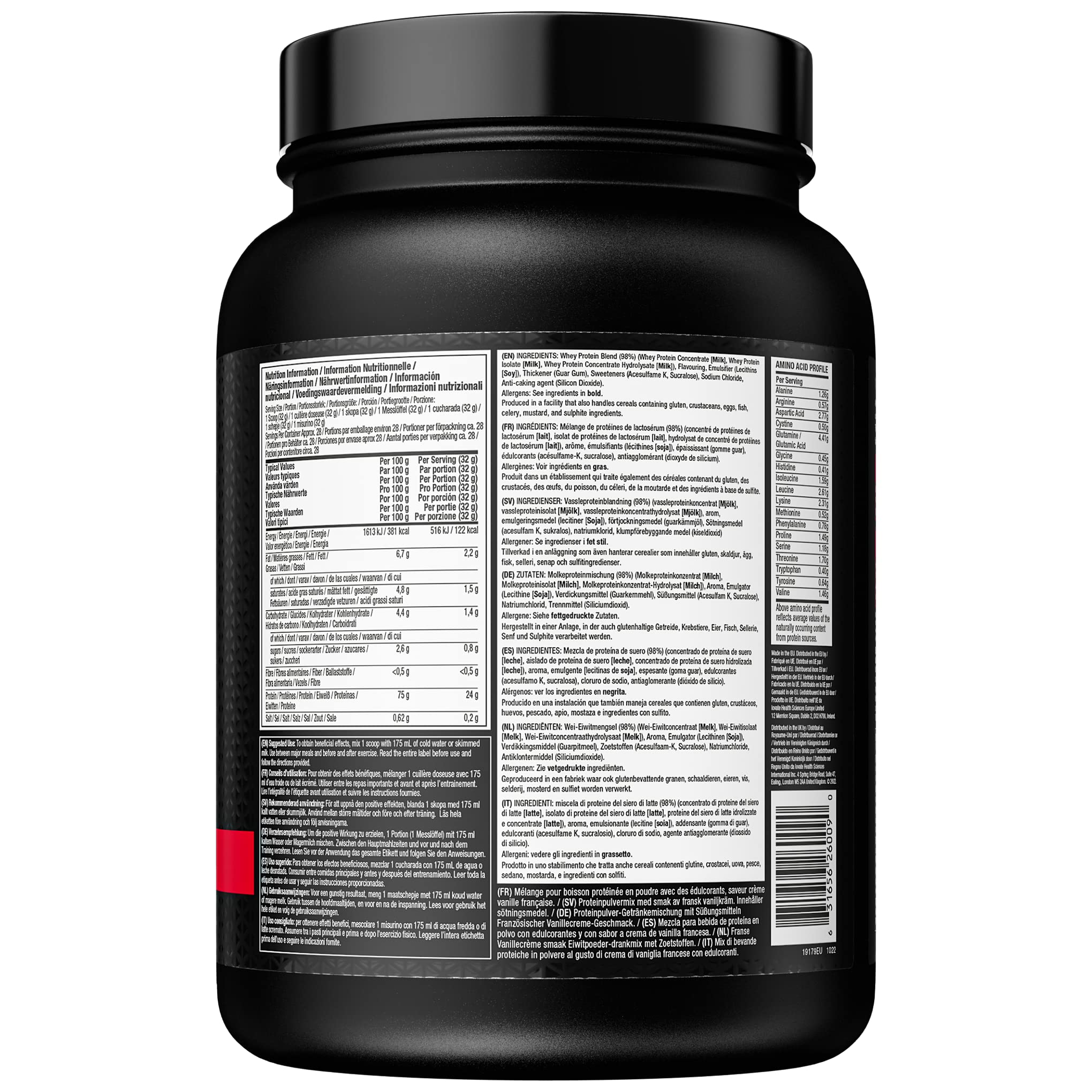 MuscleTech NitroTech 100% Whey Gold Protein Powder, Build Muscle Mass, Whey Isolate Protein Powder Muscletech uk supplements