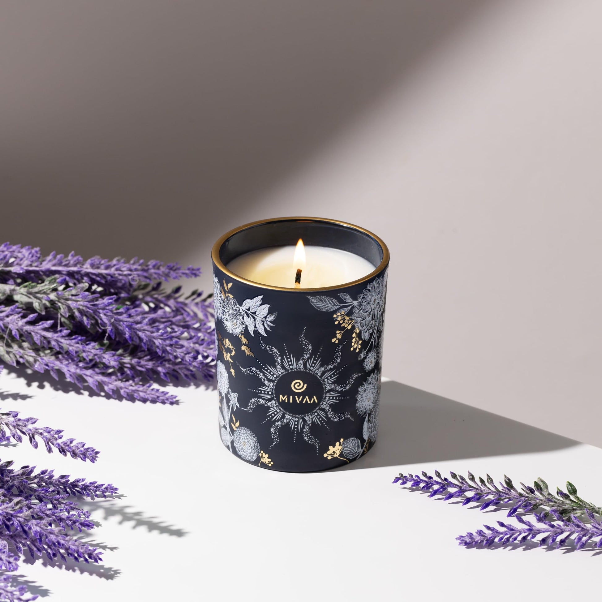 Mivaa Scented Candles - 100% Natural Soy Wax, 40 hrs Burn, Lead-Free Wicks, Holiday, Fall, Winter Msupps.com uk supplements
