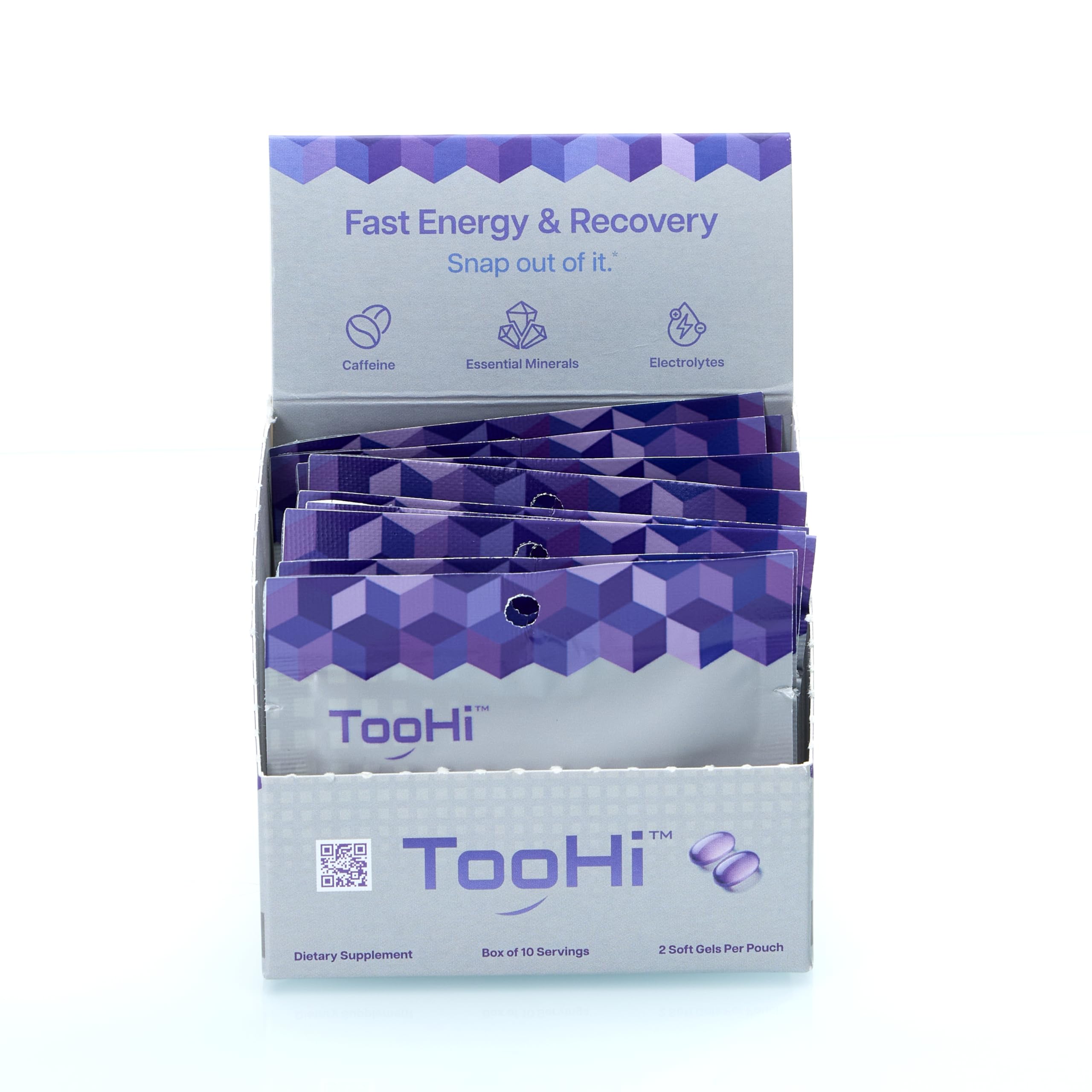 TooHi Reset Softgels - Proprietary Blend with Additional Caffeine (84mg), L-Theanine & Electrolytes | Patent Pending - 10 Doses TooHi uk supplements