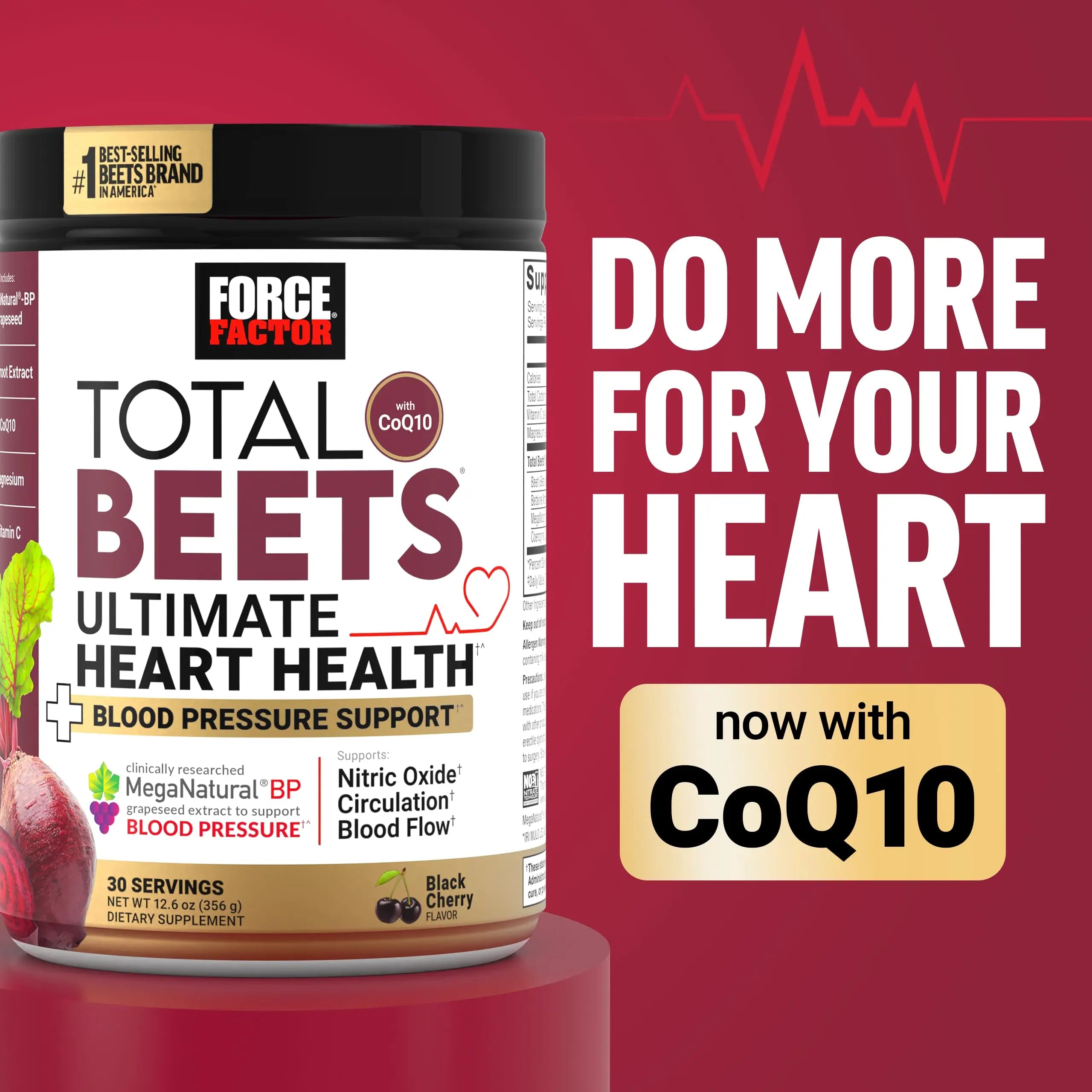 Force Factor Total Beets Superfood Beet Root Powder 2-Pack, Nitrates to Support Circulation, Blood Flow, Nitric Oxide, Energy, Endurance, Stamina Force Factor uk supplements