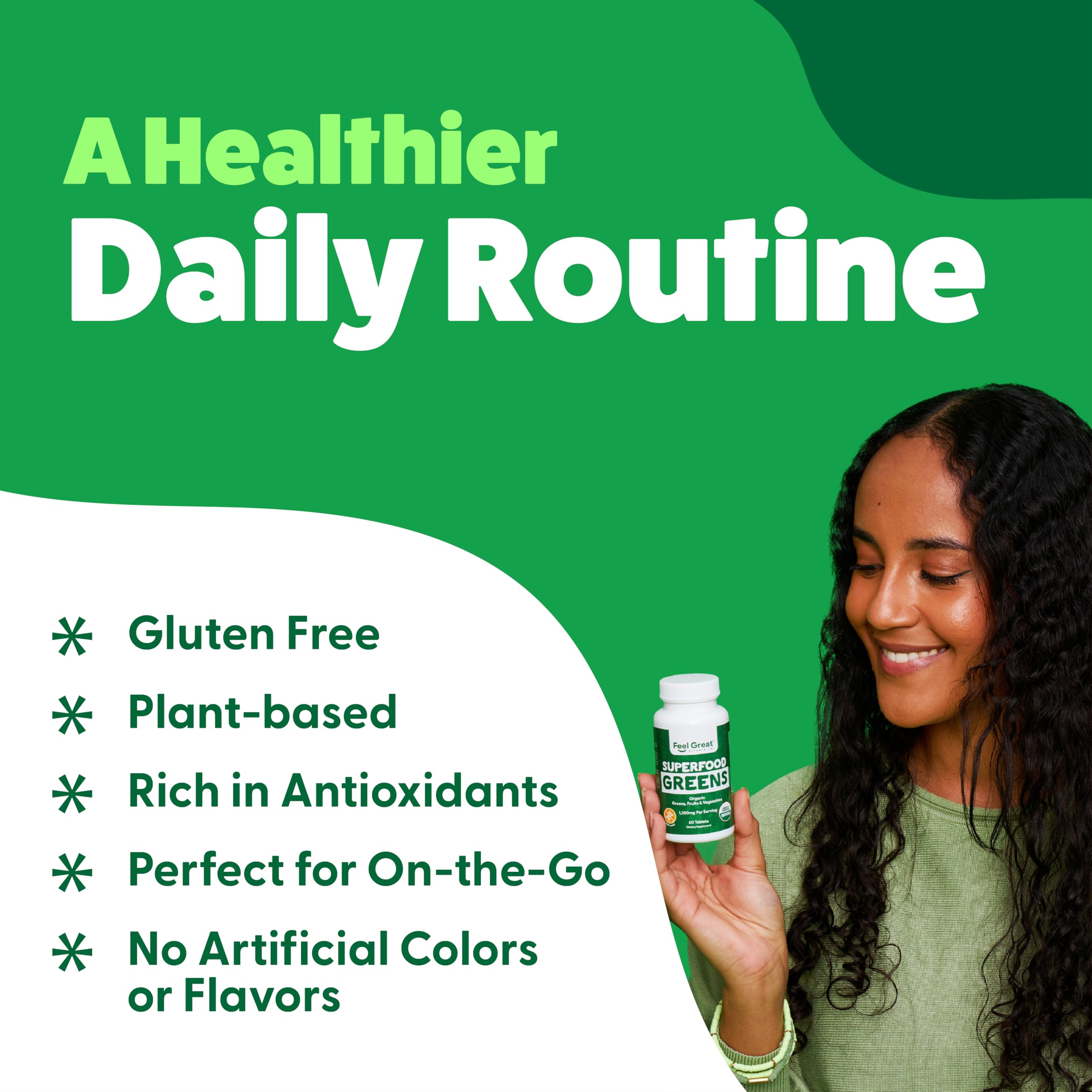 Superfood Greens by Feel Great Vitamin Co. | Organic Greens, Fruits and Veggies The Feel Great Vitamin Company uk supplements