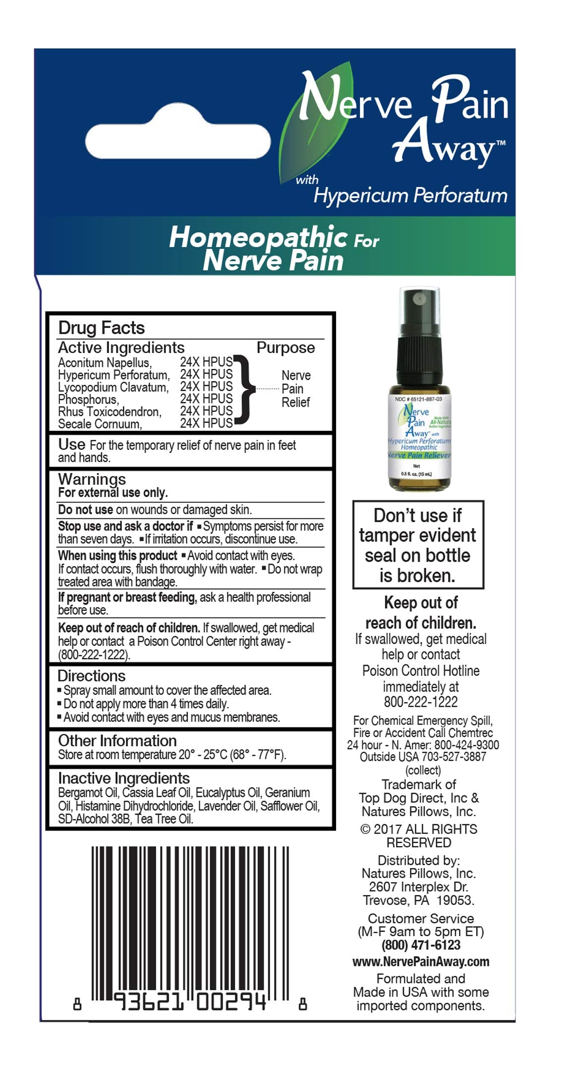 Nerve Pain Away – Homeopathic Topical Spray for Temporary Nerve Pain Relief in Hands and Feet Nerve Pain Away uk supplements