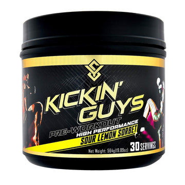 Kickin' Guys Pre Workout Powder Sports Nutrition Supplement - Explode Energy & Performance Yulian Svitolin LLC uk supplements