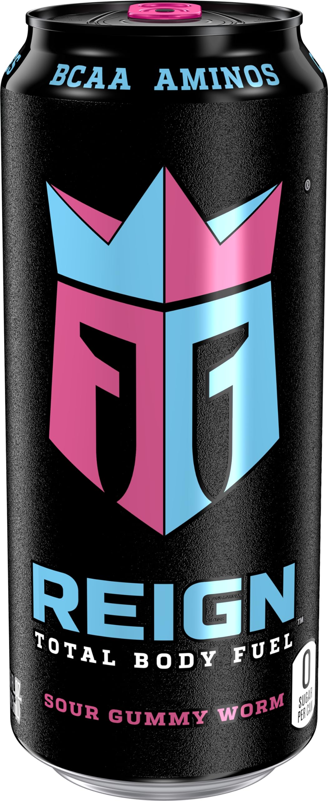 Reign Total Body Fuel, Sour Gummy Worm, Fitness & Performance Drink, 16 Fl Oz (Pack of 12) REIGN uk supplements