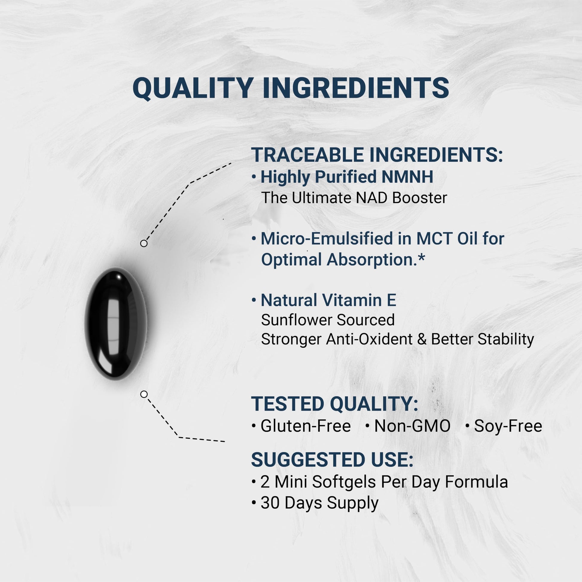 Naturalis Liposomal NMNH 300mg (NMN Alternative) | Boost NAD+ Levels & Support Healthy Aging* | Bioenhanced with Vitamin E for Advanced Absorption, Stability & Antioxidant Protection* | 60 Softgels Naturalis uk supplements