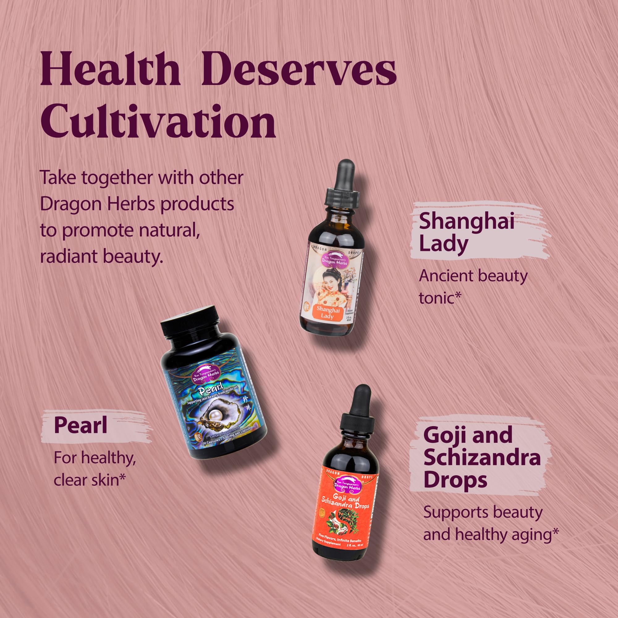 Dragon Herbs Hair and Nails | All Natural Supplement to Support Hair, Nails, Healthy Aging, and Circulation | All Natural Ingredients, Non-GMO (100 Capsules, 500 mg Per Capsule) Dragon Herbs uk supplements