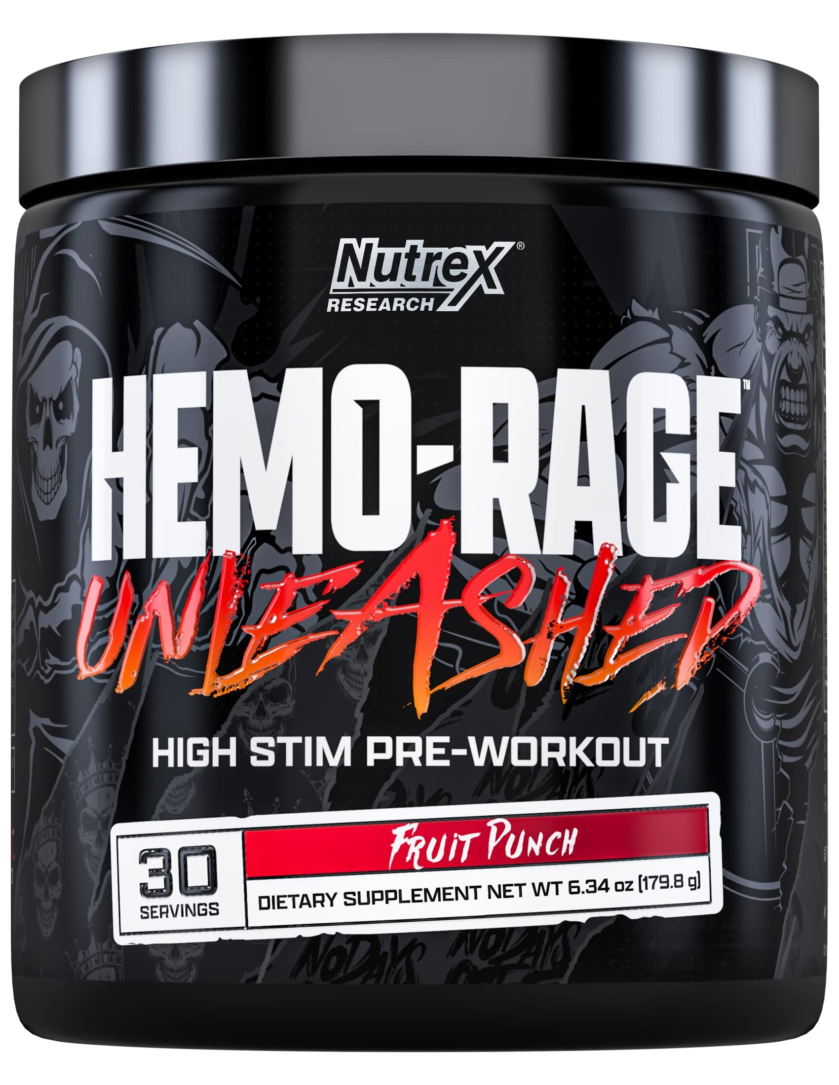 Nutrex Research Hemo-Rage Extreme High Stim Pre Workout Powder | Insane Lasting Energy Nutrex Research uk supplements