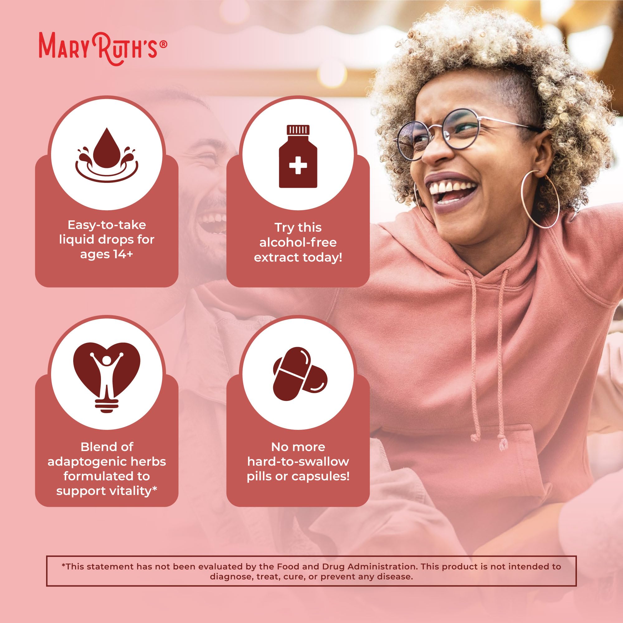 MaryRuth Organics Herbal Supplement for Brain Function | Boost Energy | Memory | Vitality USDA | Ginseng with Ashwagandha | Eleuthero and Maca Root Extract | 1 Fl Oz MARYRUTH'S uk supplements