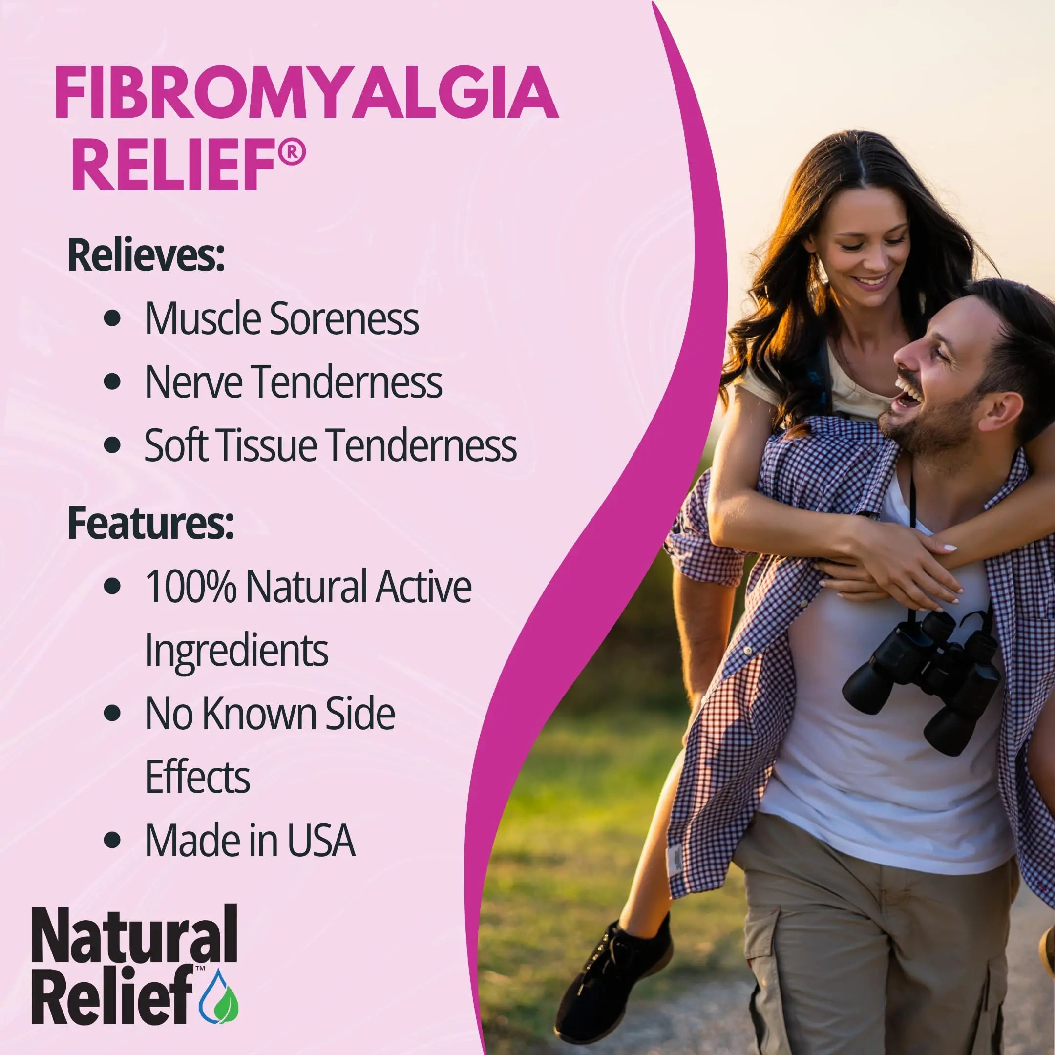 Fibromyalgia Relief for Temporary Relief of Muscle Soreness Discomfort Tenderness Difficulty Moving Joint Pain (3 Pack) TRP THE RELIEF PRODUCTS uk supplements