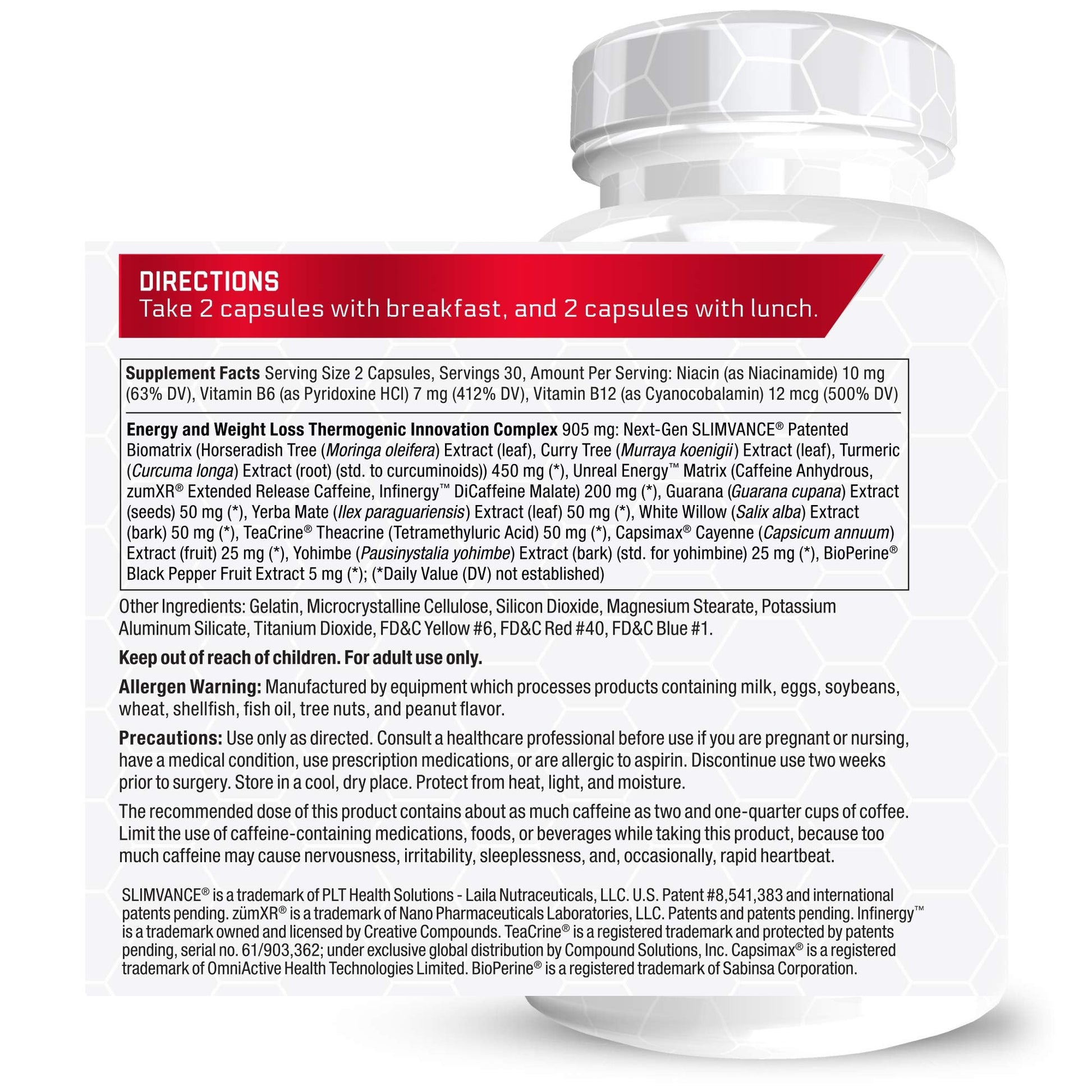 FORCE FACTOR LeanFire with Next-Gen SLIMVANCE Advanced Thermogenic Fat Burner Force Factor uk supplements