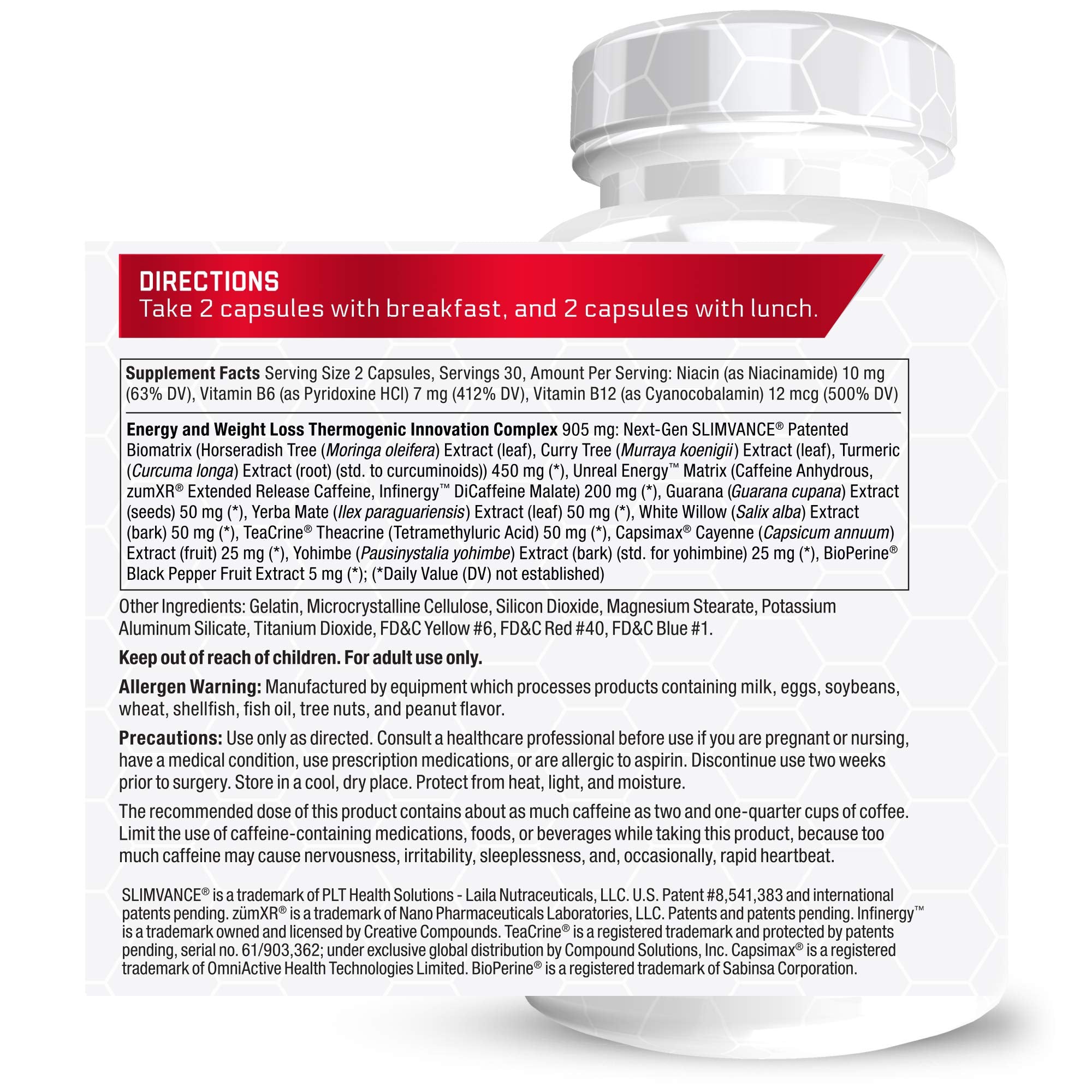 FORCE FACTOR LeanFire with Next-Gen SLIMVANCE Advanced Thermogenic Fat Burner Force Factor uk supplements