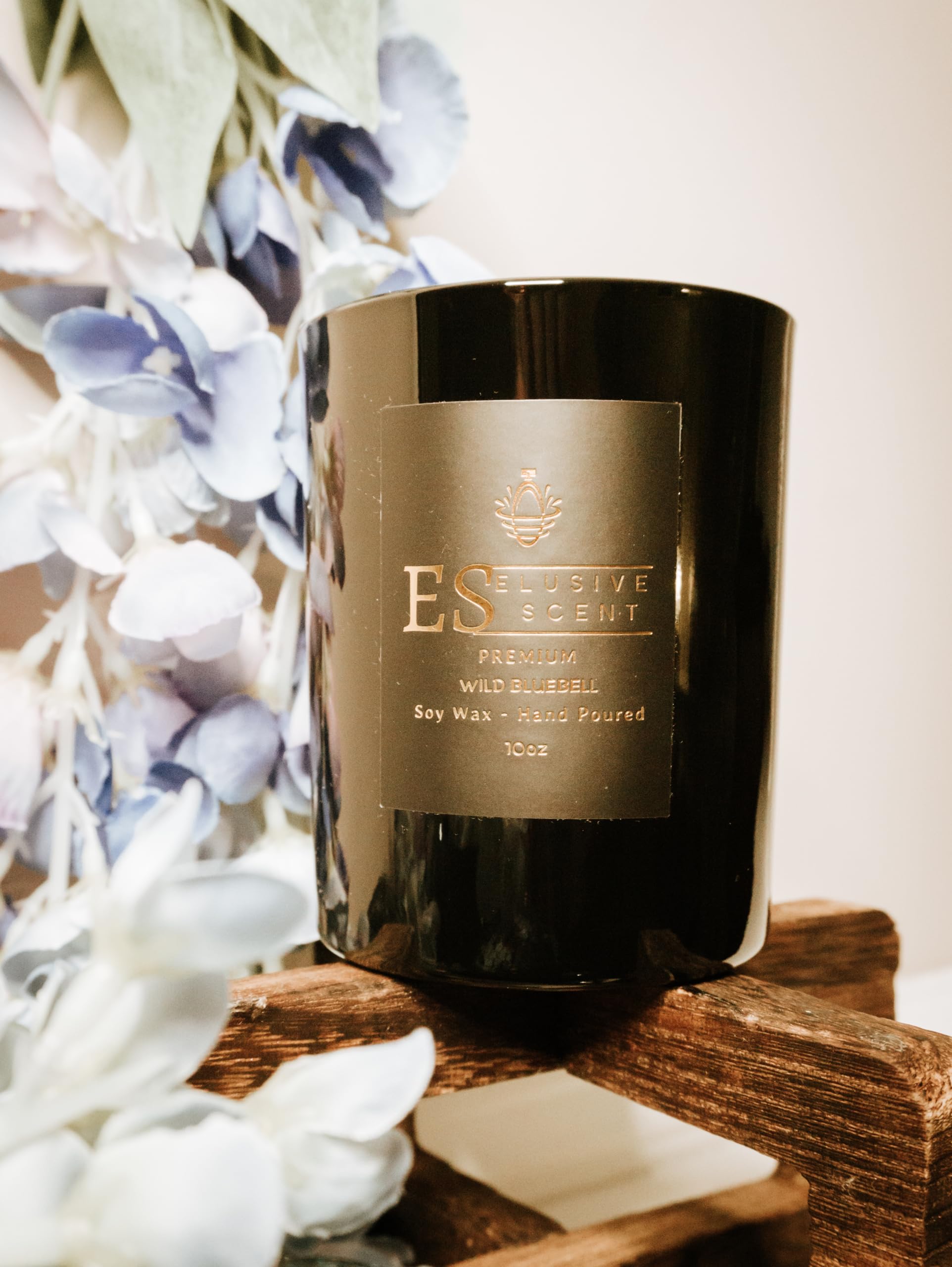 Wild Bluebell | 10oz | Premium Candle | Scented Candle | Aromatherapy | Essential Fragrance Oils Elusive Scent uk supplements