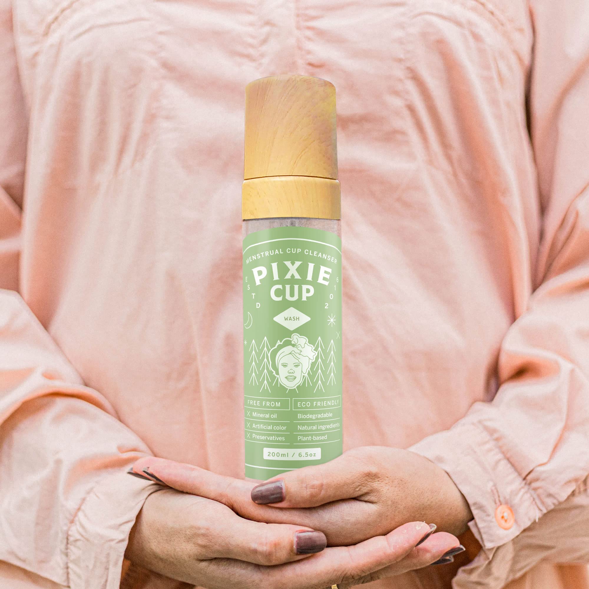 Pixie Menstrual Cup Cleaner Wash + Foaming Dispenser + More Wash in Bottle Than Any Other Brand Pixie Cup uk supplements
