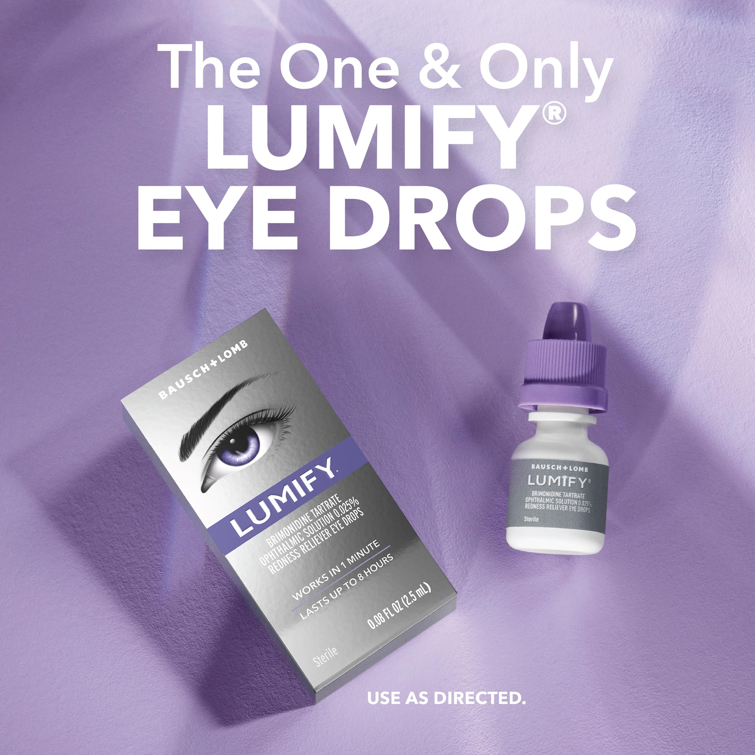 LUMIFY Eye Drops for Red Eyes, Redness Reliever for Brighter Looking Eyes, Works in 1 Minute & Lasts Up to 8 Hours, Eye Drops, 0.17 Fl Oz (5 mL) LUMIFY uk supplements