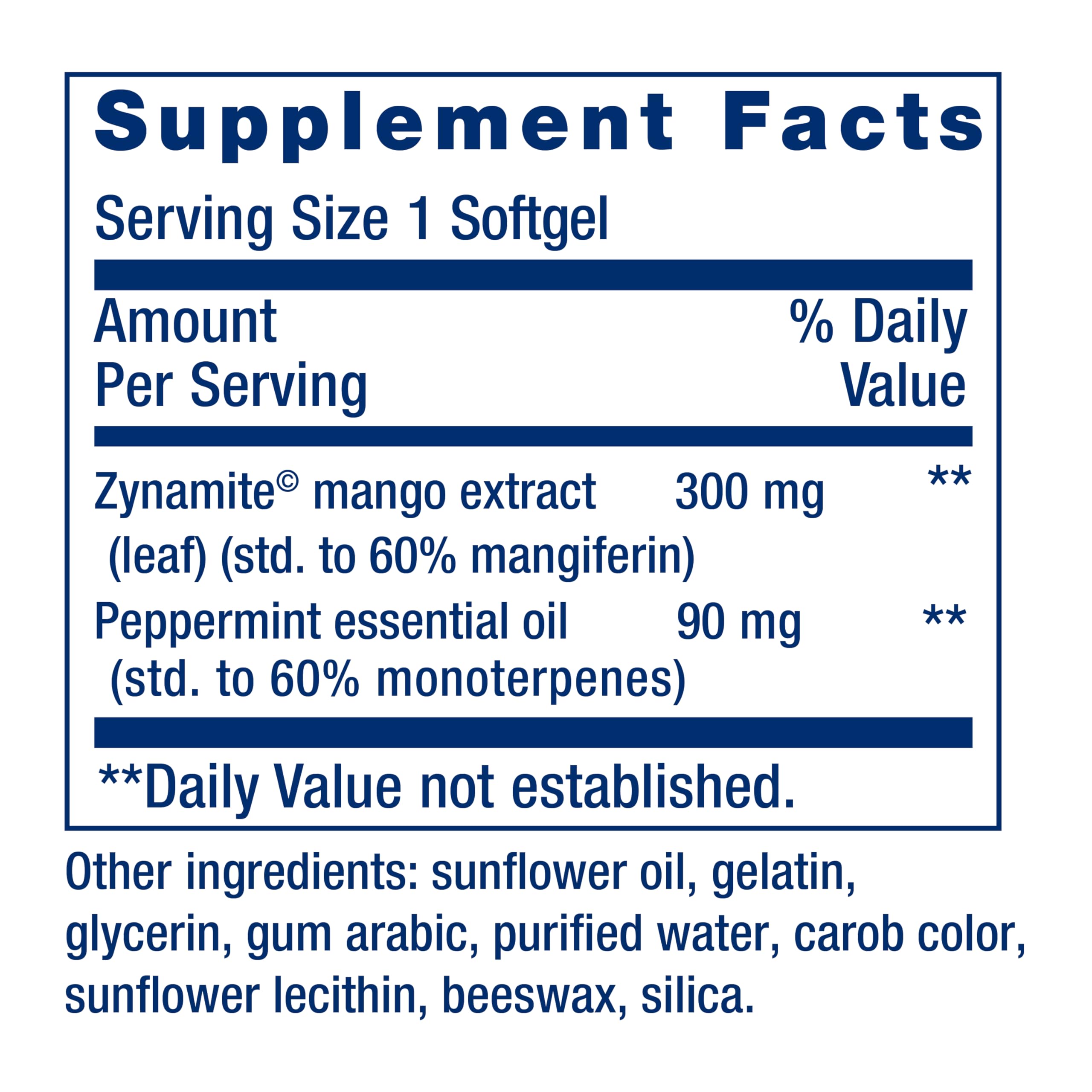 Life Extension Brain Fog Relief, Mango Leaf Extract, standardized Peppermint Oil, nootropic Brain Supplement for Clarity and Focus, Fast-Acting, Caffeine-Free, Gluten Free, Non-GMO, 30 softgels Life Extension uk supplements