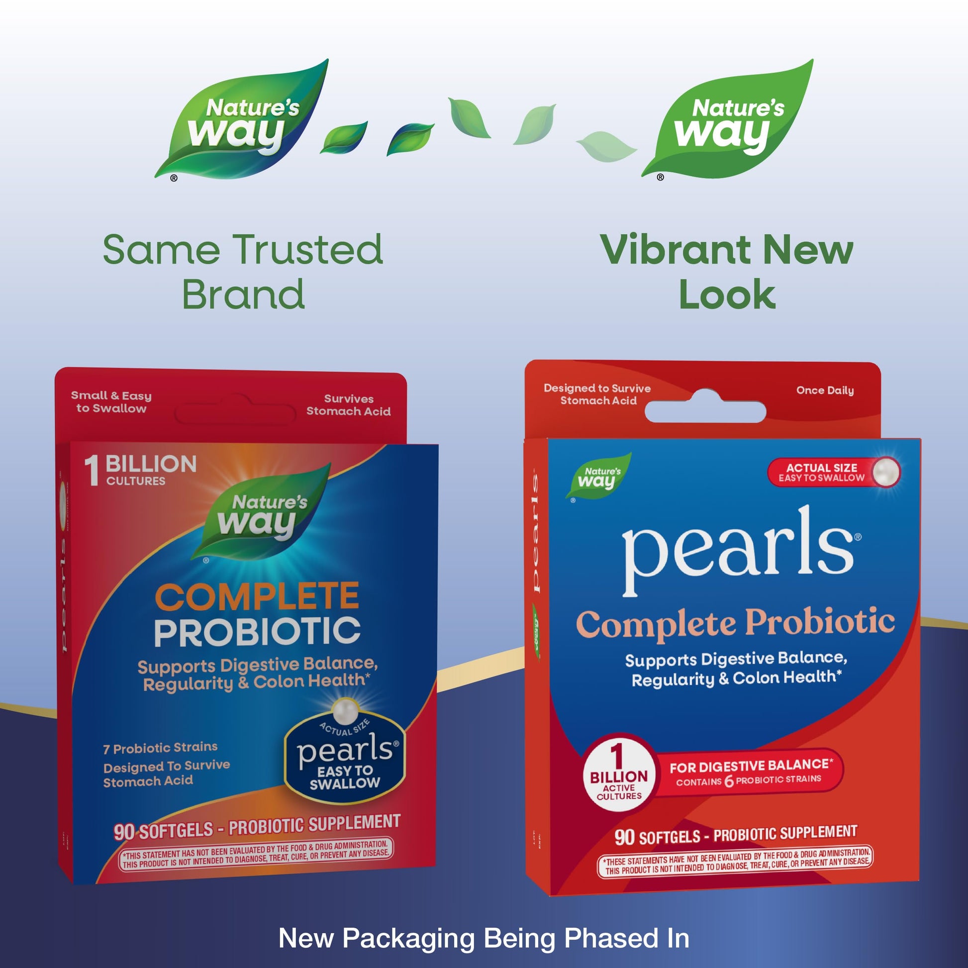 Nature's Way Probiotic Pearls Complete, 1 Billion Live Cultures, 90 Softgels Nature's Way uk supplements