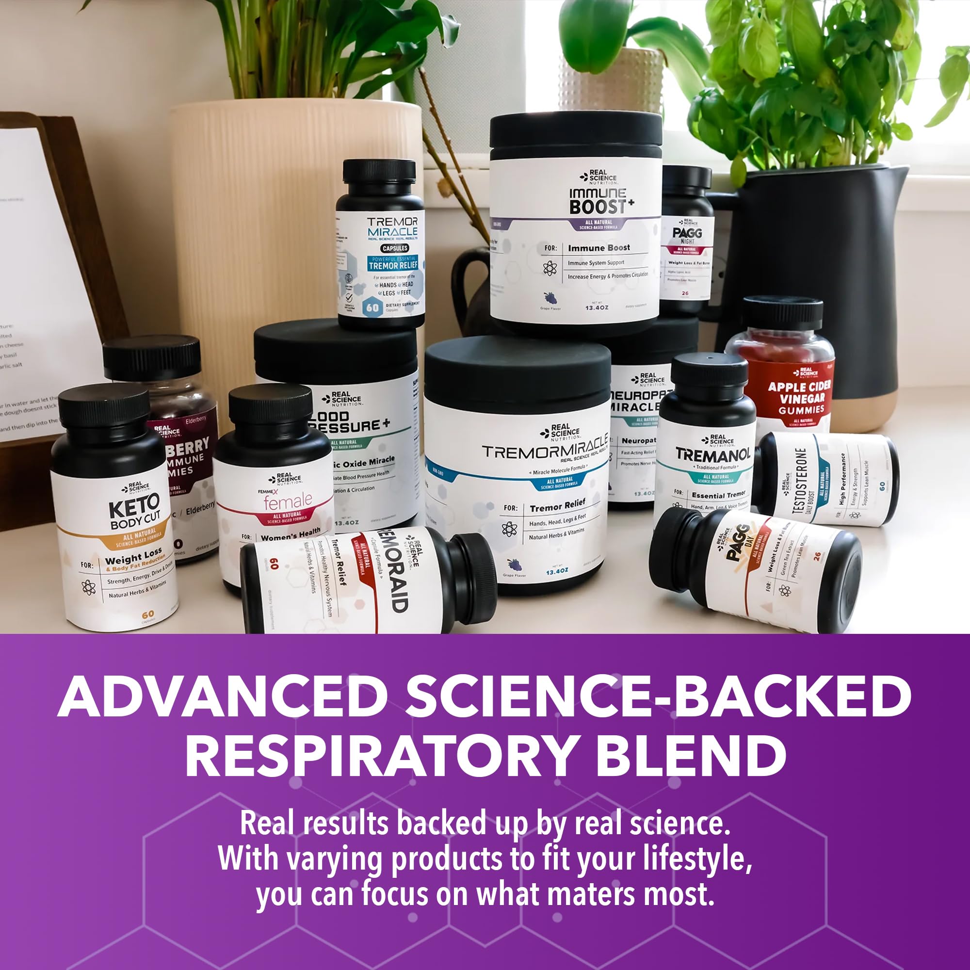 Real Science Oxygenate Miracle – Daily Lung & Circulation Support Supplement for Breathing Comfort and Energy – Supports Respiratory Function and Overall Wellness, 60 Caps Real Science Nutrition uk supplements