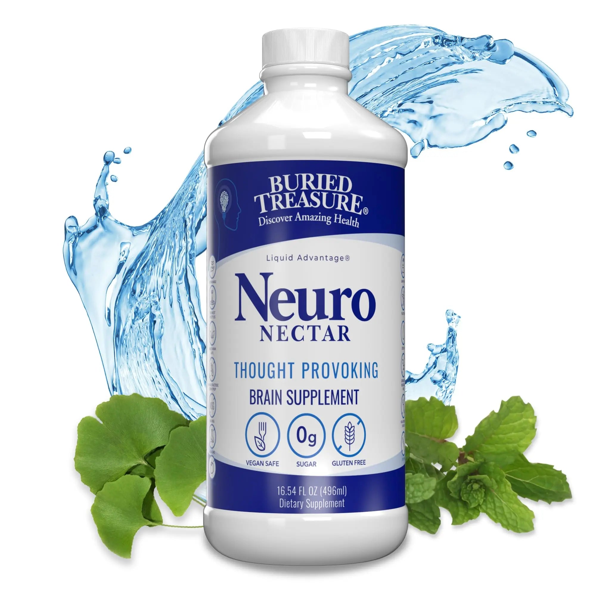 Buried Treasure Neuro Nectar Memory and Mental Focus Supplement 16 oz Buried Treasure uk supplements
