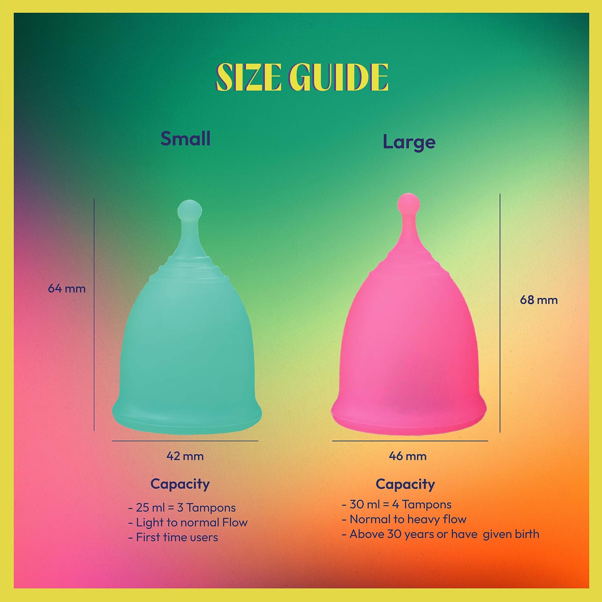JAZZ Cup Soft Menstrual Cups – with Sterilizer Case & Cotton Pouch – Reusable, 12-Hour Protection JAZZ cup uk supplements