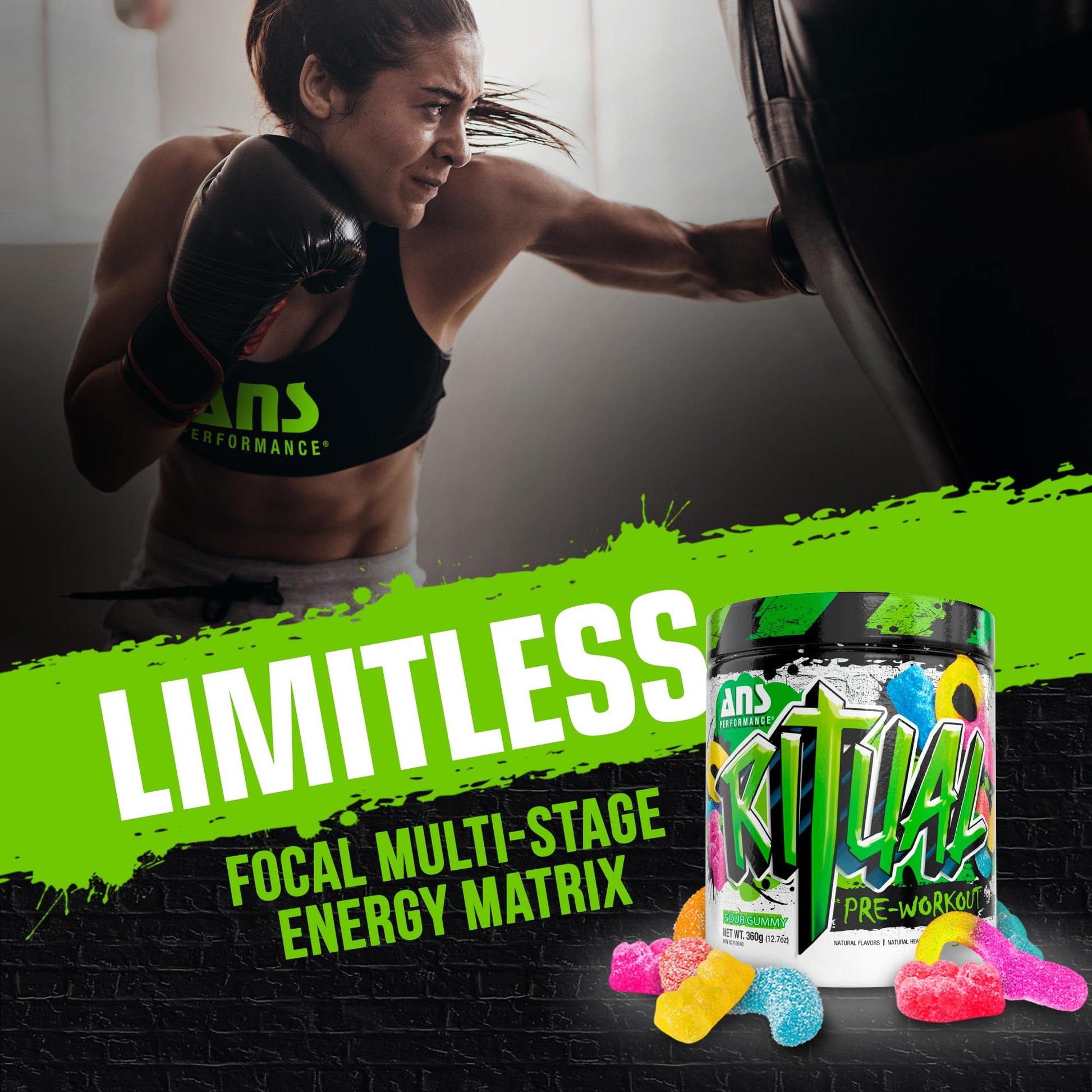 ANS Performance Ritual Pre Workout (30 Servings, 12.7 oz) - Complete Preworkout Formula ANS Performance uk supplements