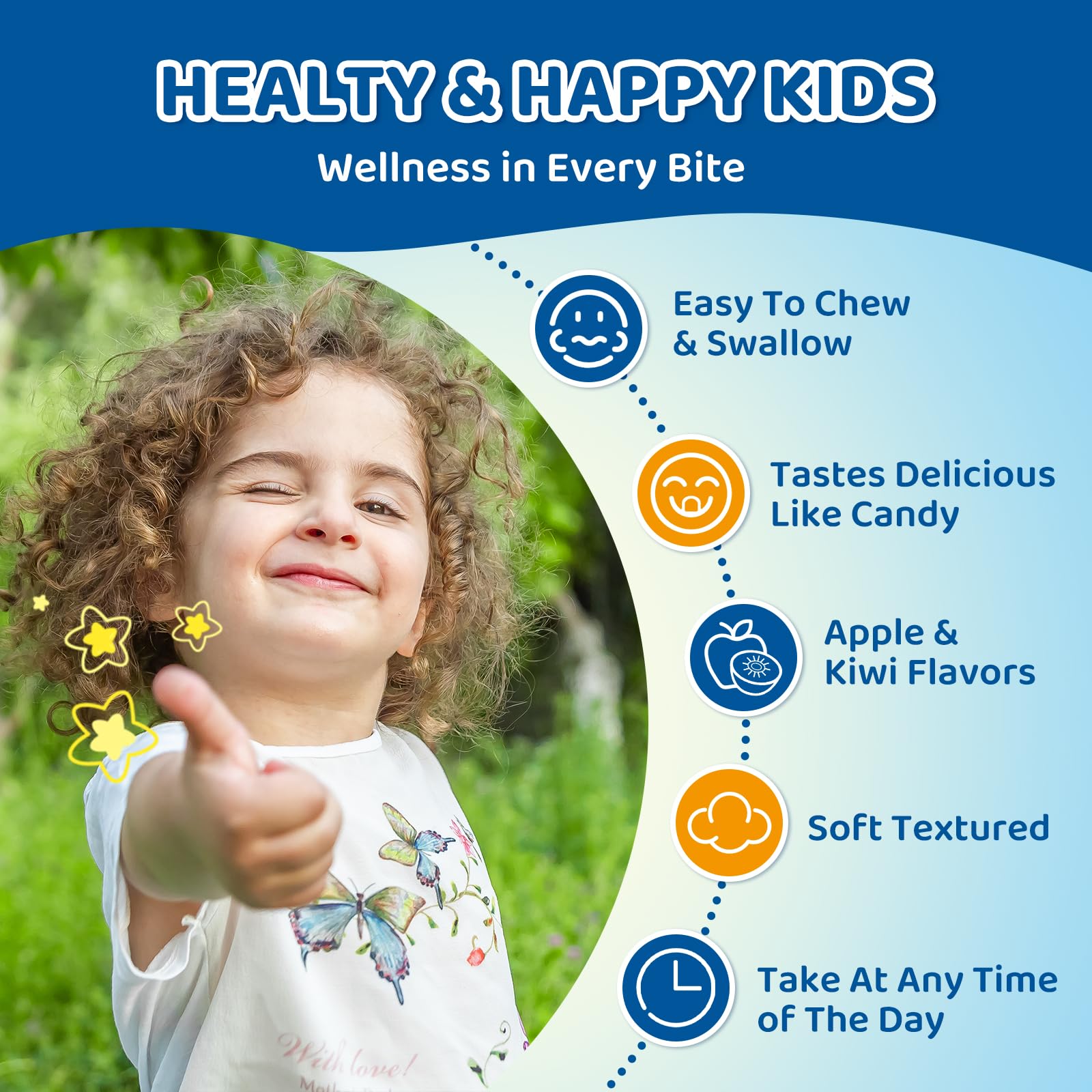 Center-Filled Magnesium Gummies for Kids 300MG - Magnesium Glycinate Gummies with L-theanine, Omega-3, Vitamin B6, D for Kids & Adults, Supplement for Sleep, Calm & Muscle Relaxation - Apple & Kiwi CNCHEF uk supplements