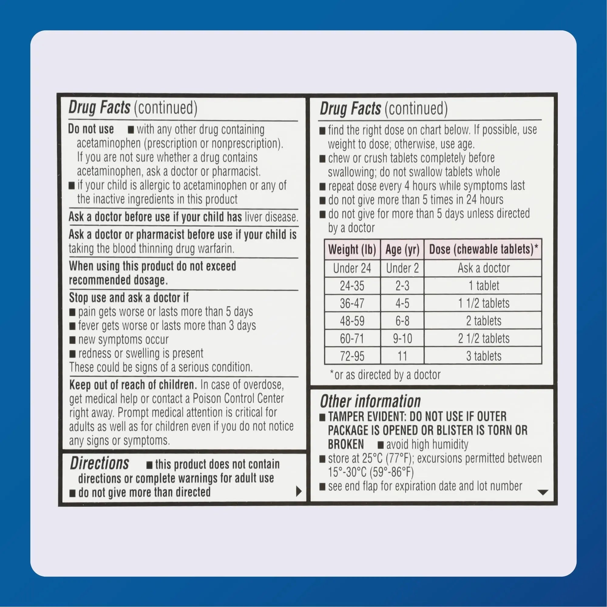 MAJOR Children’s Mapap Acetaminophen 160 mg Chewable Tablets - Pain Reliever/Fever Reducer - Aspirin Free - Ibuprofen Free - for Ages 2 to 11-24 Count (3 Pack) MAJOR uk supplements