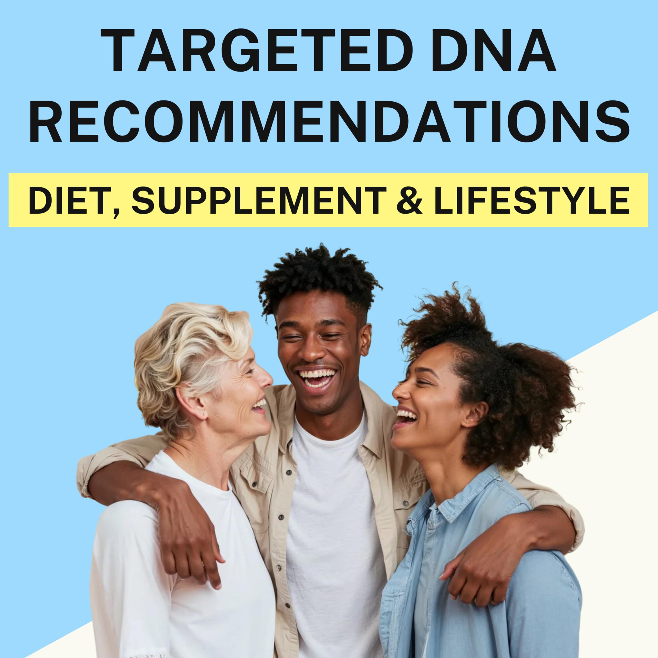 Genetic Methylation Test Kit & MTHFR Testing Kit | 370+ DNA Reports Including MTHFR Gene Variants, COMT, Folate, B12, Riboflavin, Choline, Glucose, Keto Diet | Supplement & Diet Recommendations PlexusDX uk supplements