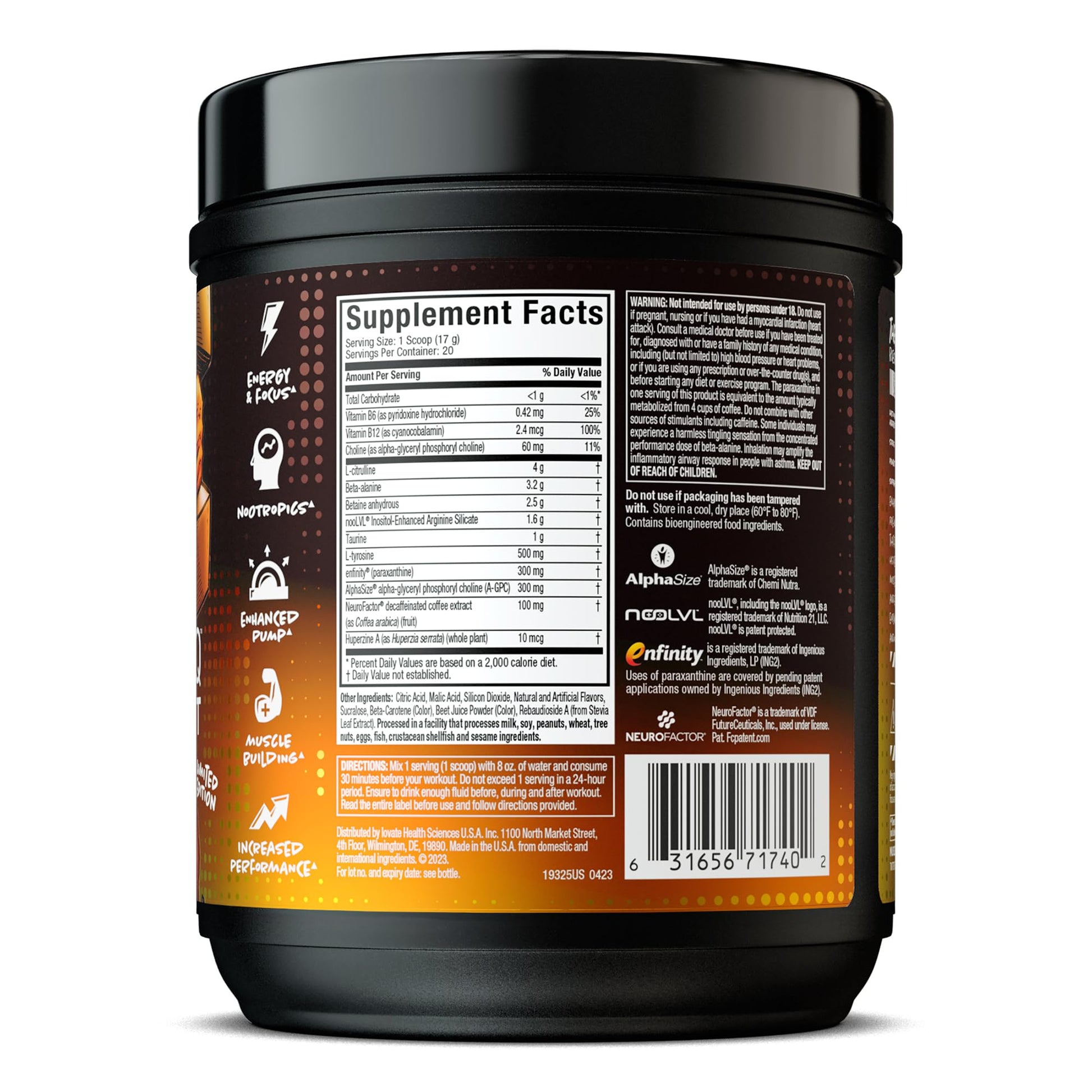 MuscleTech Pre Workout Powder EuphoriQ PreWorkout Smart Pre Workout Powder MuscleTech uk supplements